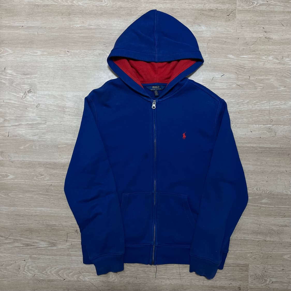 폴로 랄프로렌 키즈 후드집업 [블루] L(14-16)/100 상품이미지1