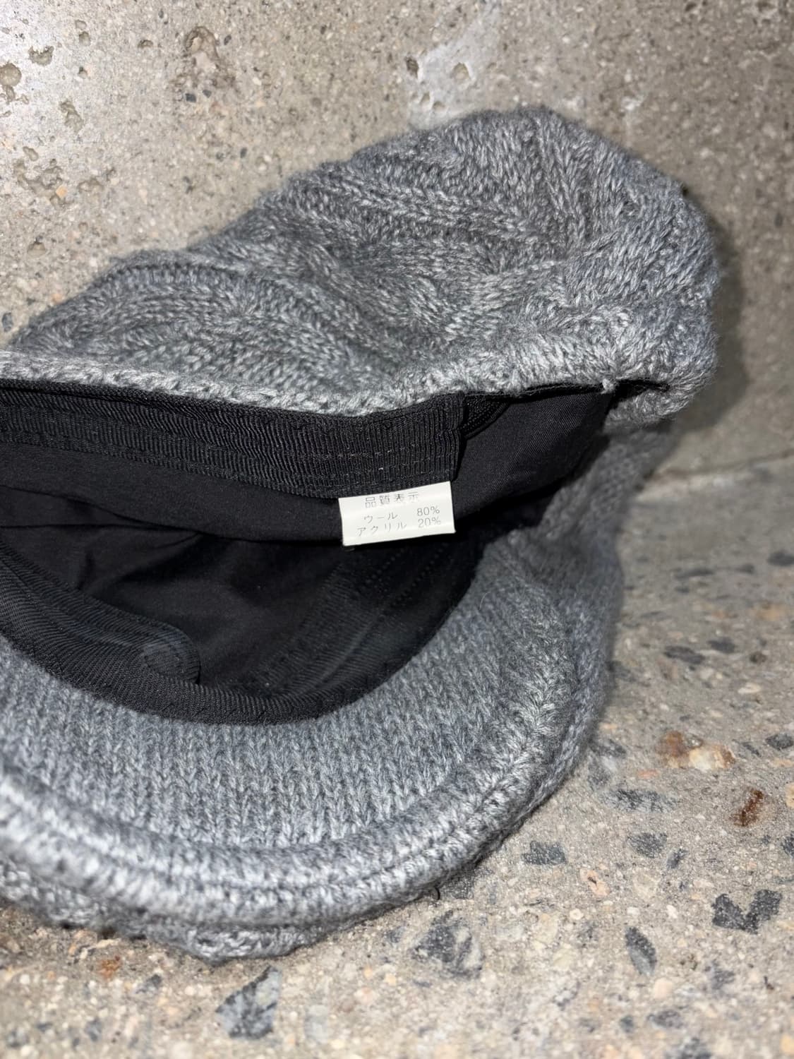 빈티지 니트 헌팅캡 상품이미지7