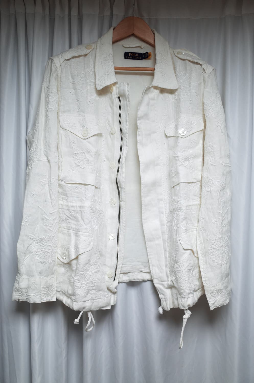 폴로 랄프로렌 리넨 자수 m65 필드자켓 상품이미지7