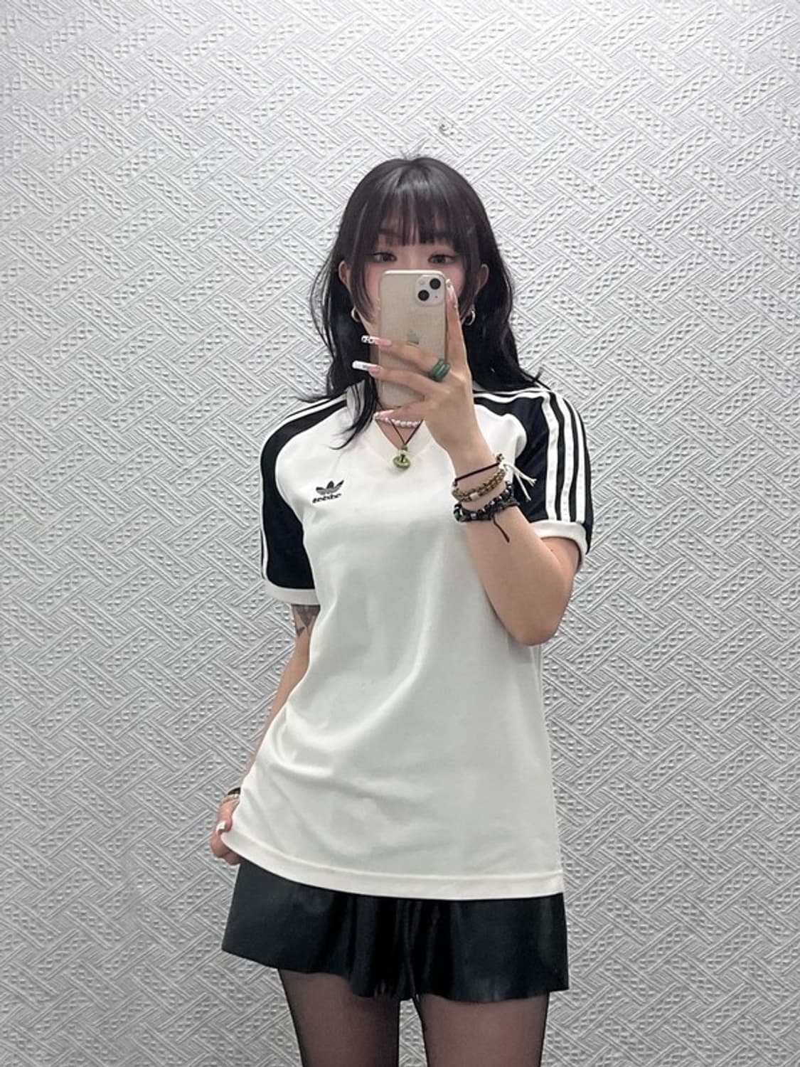 아디다스 희귀 빈티지 제우교역 링거티 반팔티 85 C11396 상품이미지2