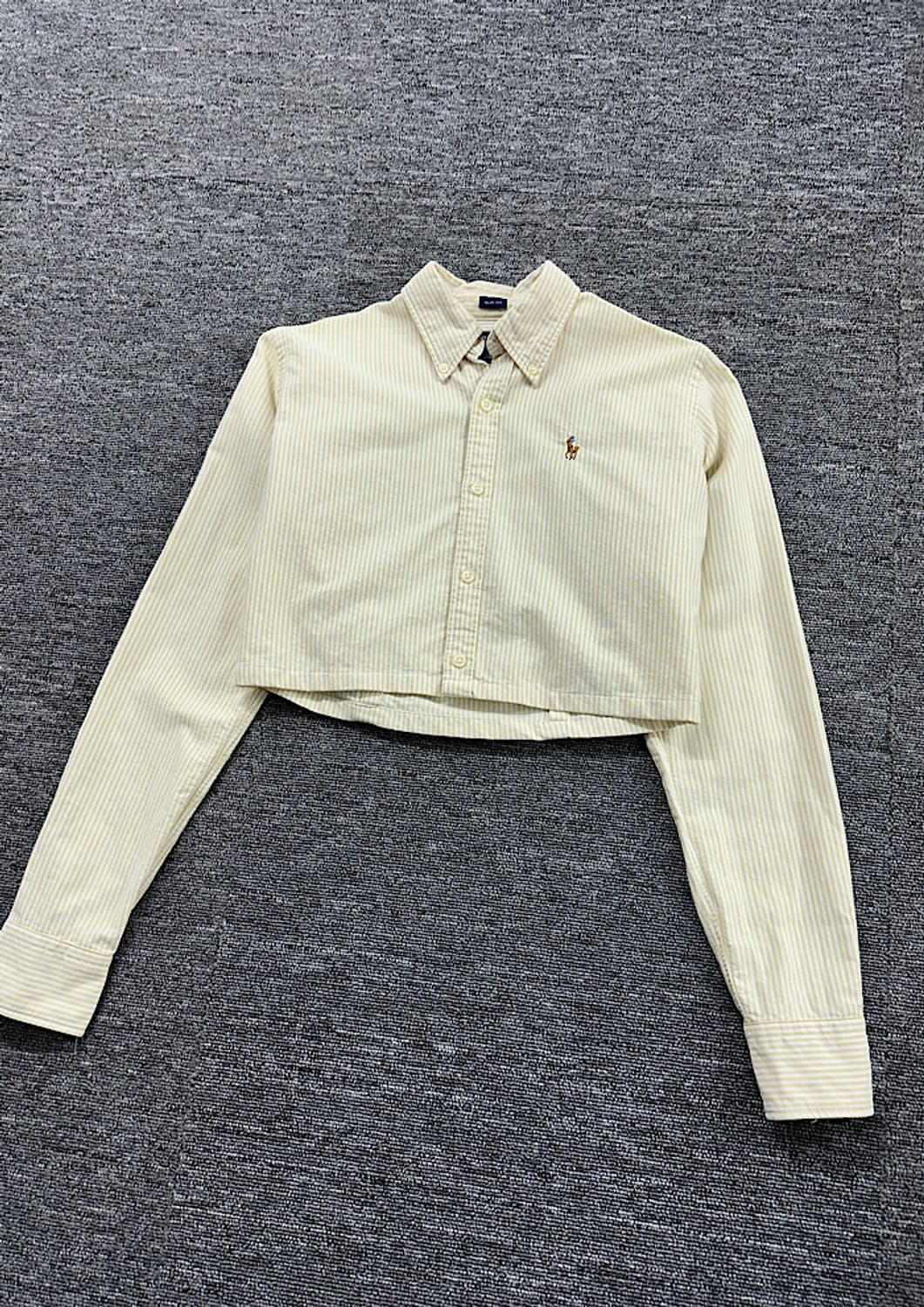 폴로 리메이크 크롭 셔츠  상품이미지1