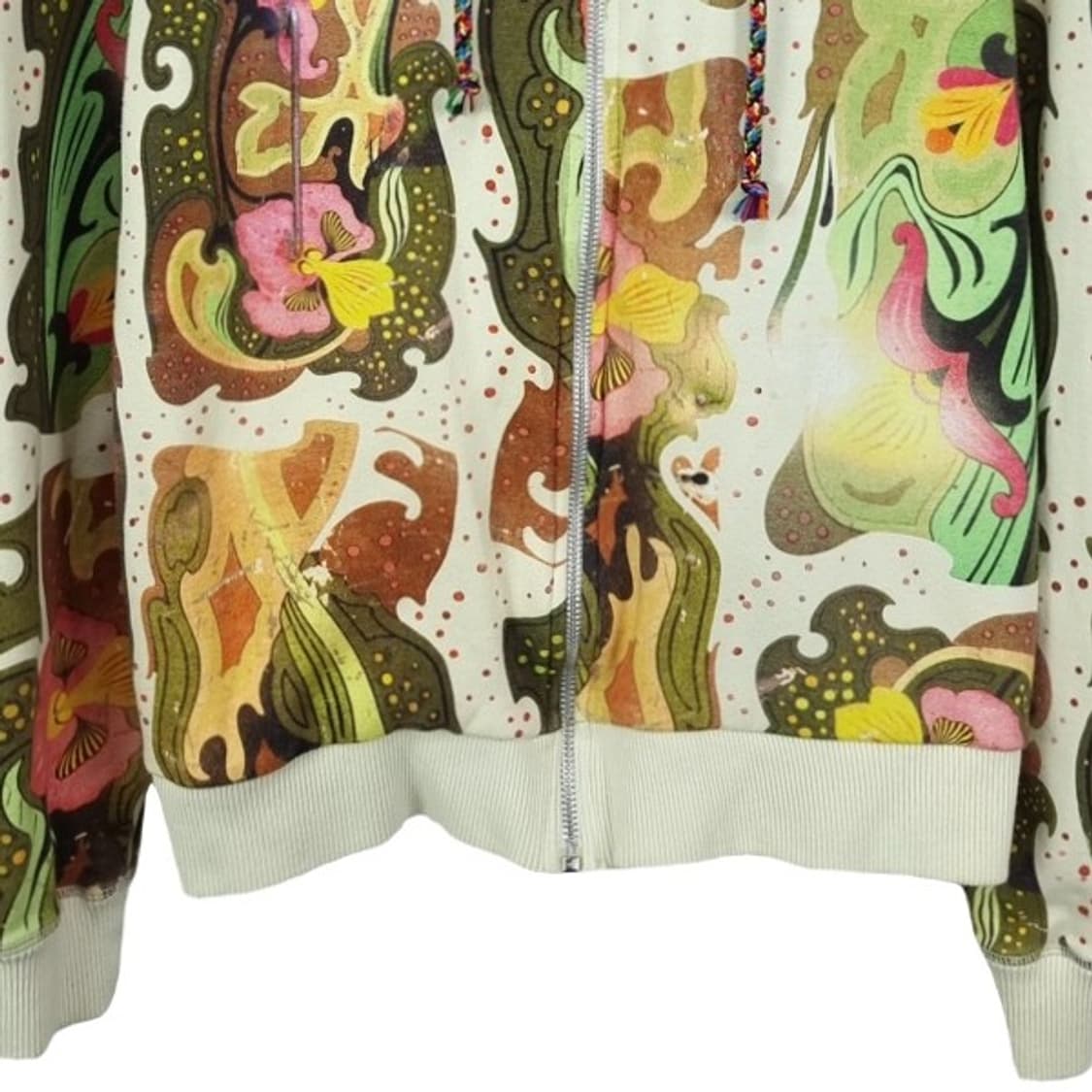 [오일릴리] 멀티 그래픽 패턴 오버핏 후드 집업 P01581 상품이미지5