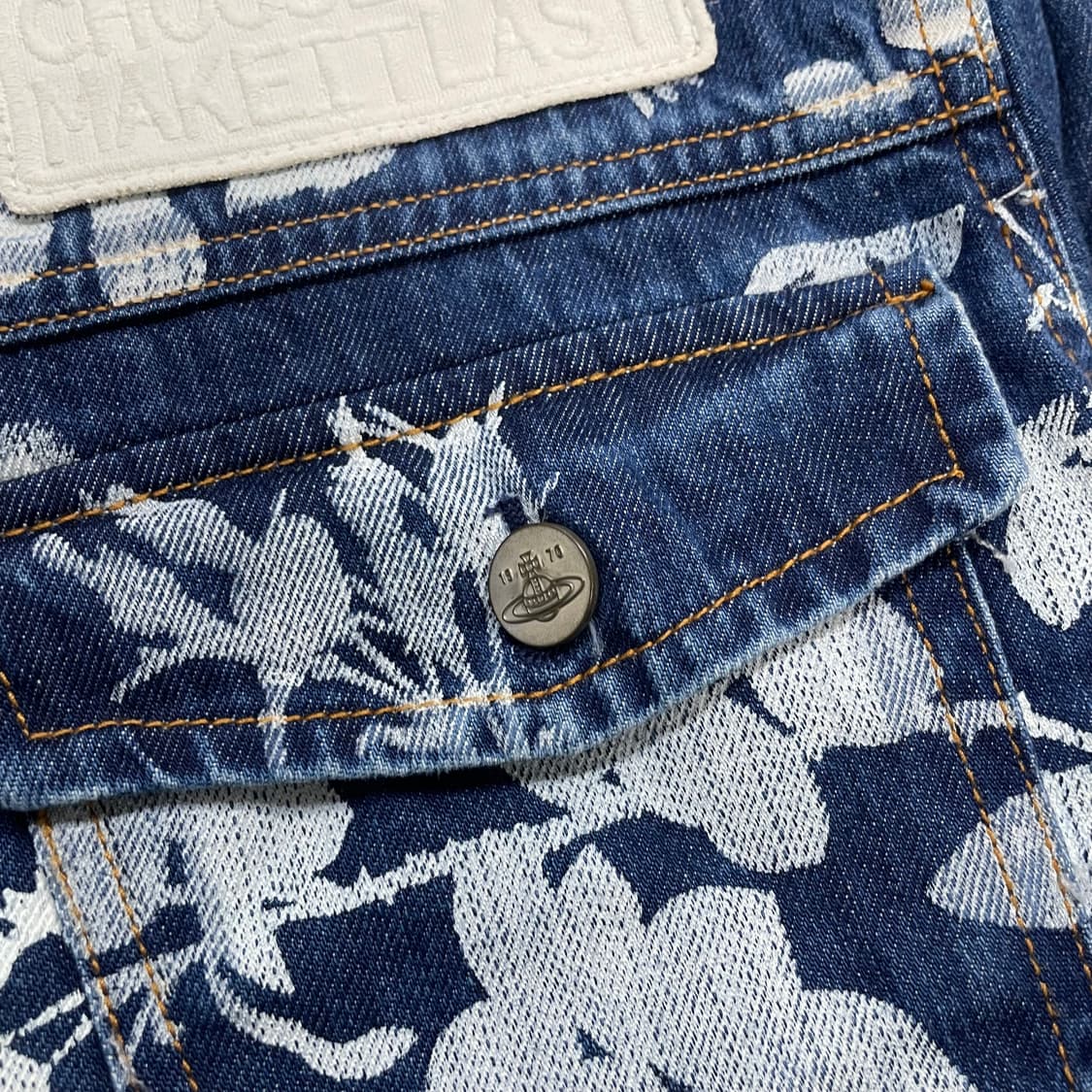 비비안웨스트우드 앵글로매니아 플라워 데님 자켓 상품이미지6