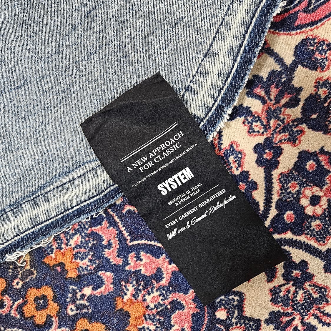 시스템(System) 20ss 빈티지 루즈핏 메탈로고 데님 셔츠 상품이미지9
