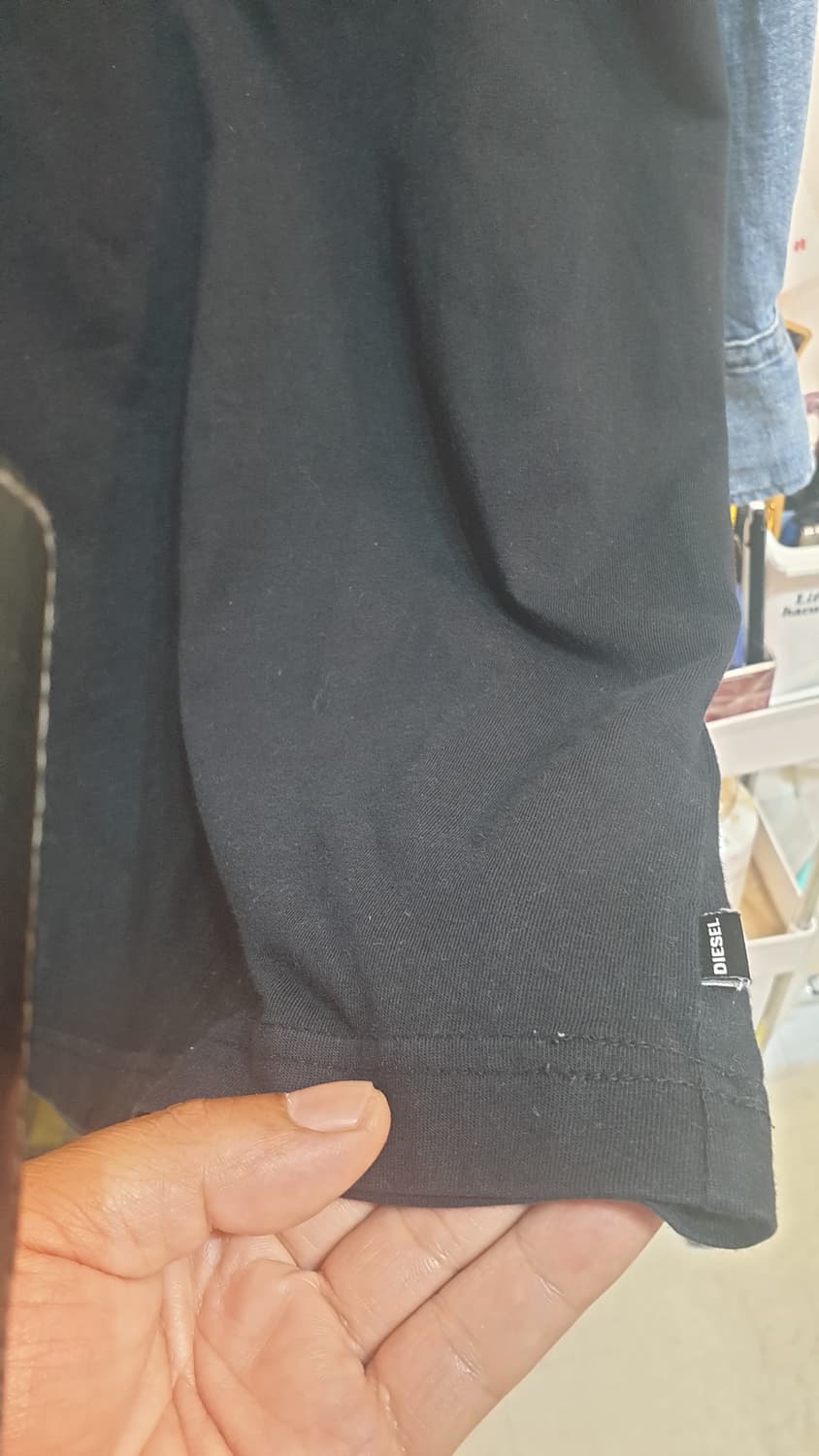 디젤 그래픽 반팔티 블랙 상품이미지2
