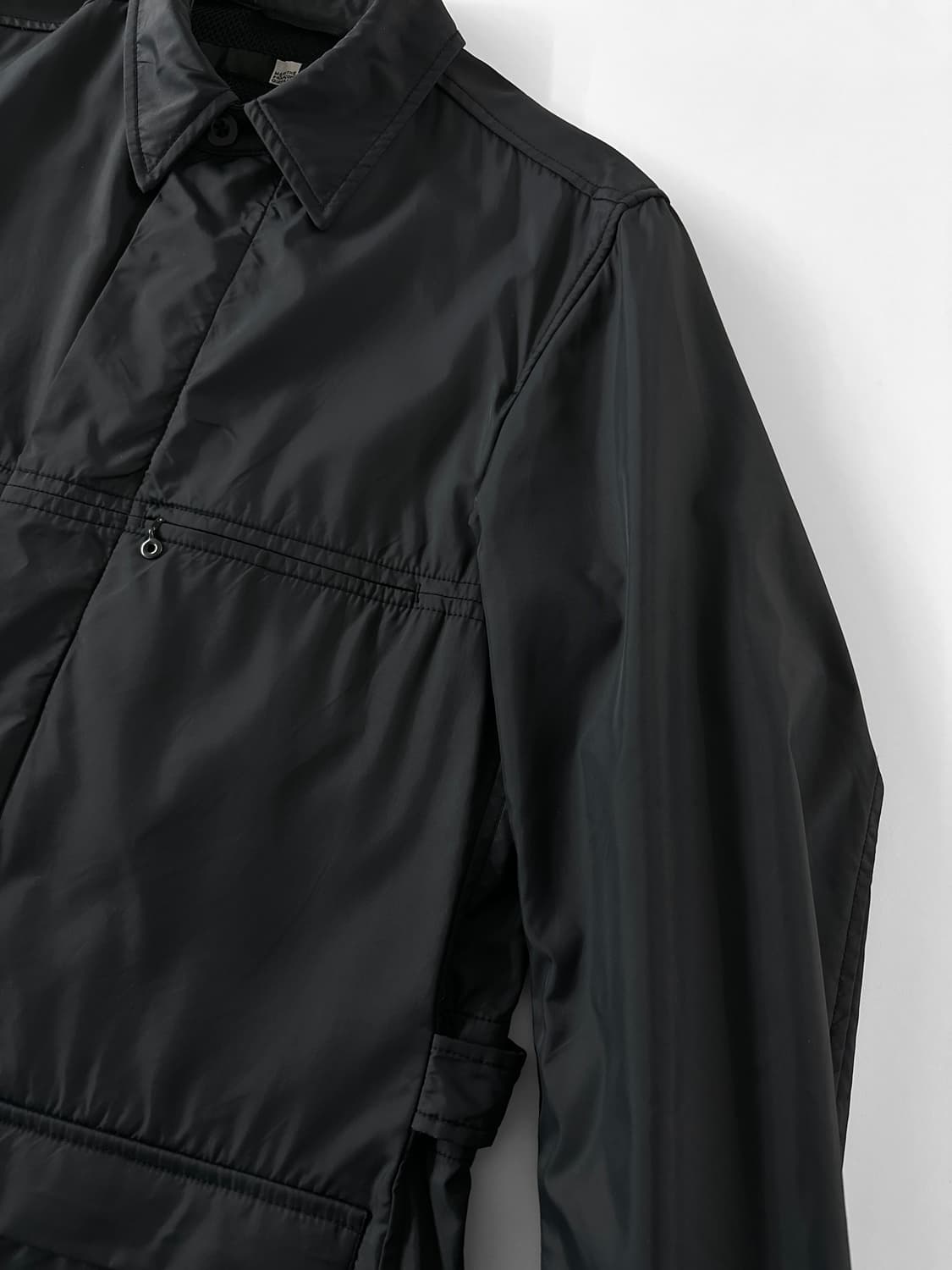 90~00s 마리떼 프랑소와 저버 블랙 나일론 맥 코트 상품이미지5