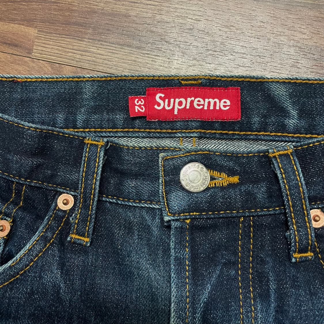 슈프림 미제 셀비지 스트레이트 일자 데님 청바지 32 (33) 상품이미지5