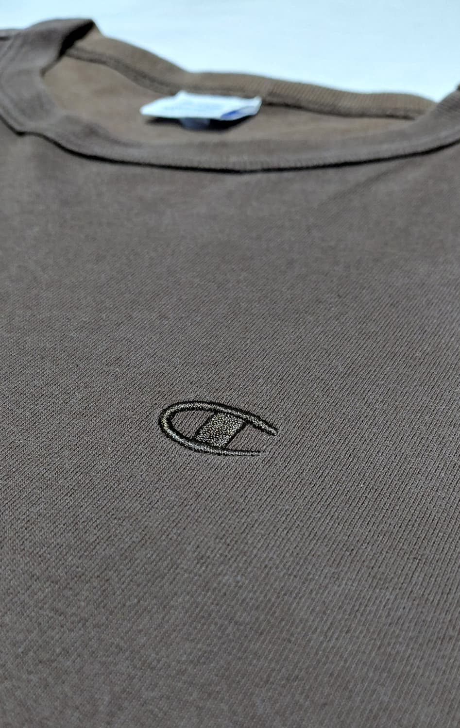 [XL] 챔피온 재팬 라인 자수 로고 롱슬리브 티셔츠 (브라운) 상품이미지4