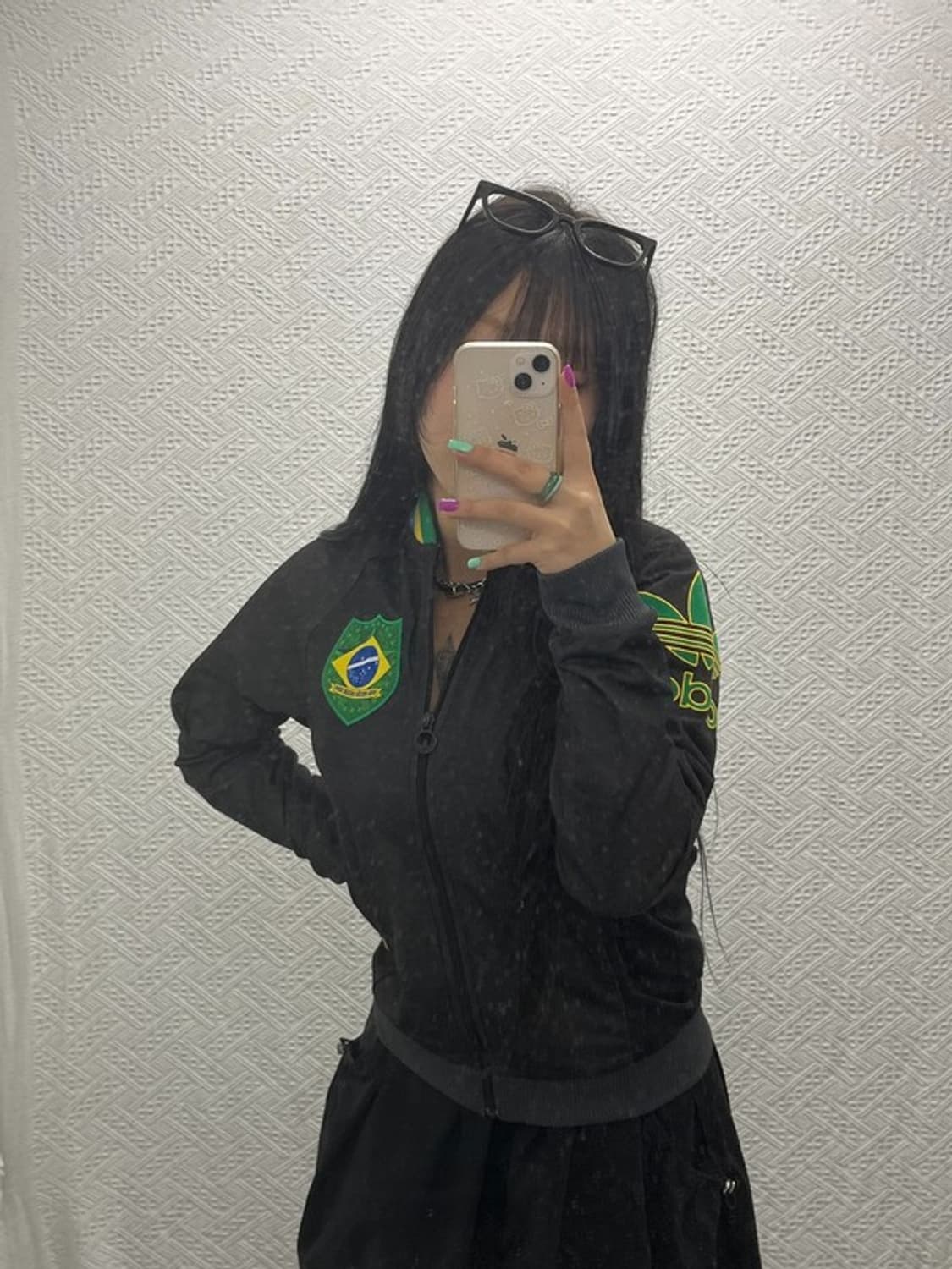 아디다스 올드스쿨 브라질 패치워크 트랙탑 집업 져지 85 C06808 상품이미지1