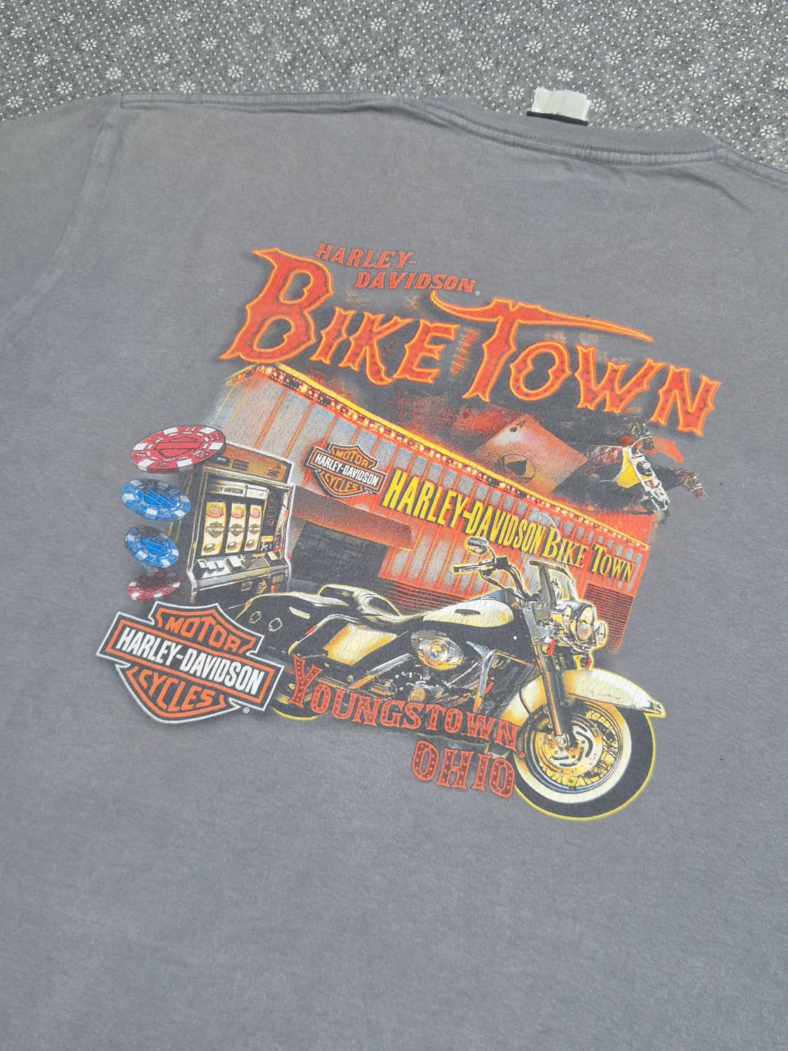 [XL]할리데이비슨 바이크타운 티셔츠  -347 상품이미지2