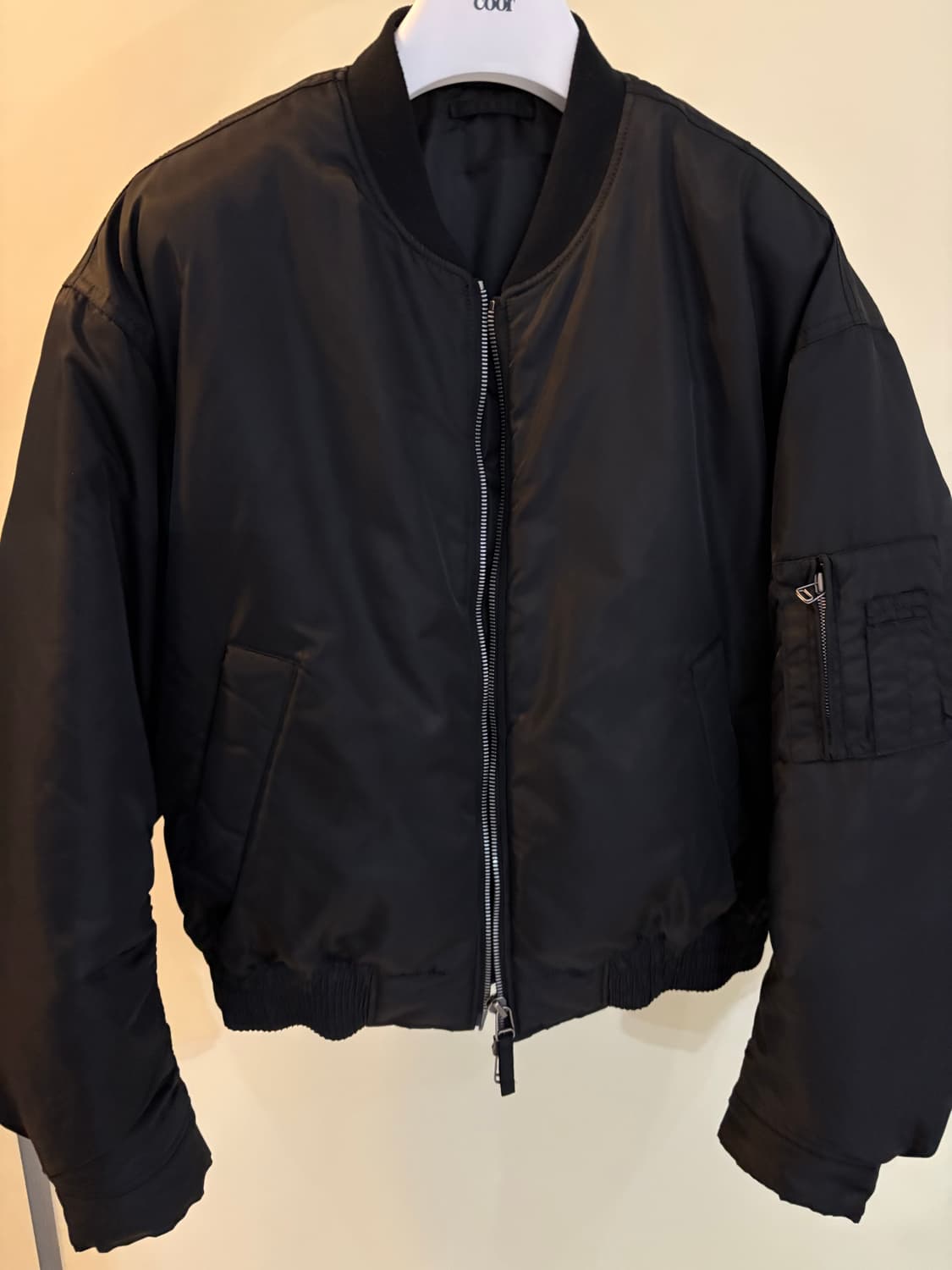 쿠어 오버핏 루슈 블랙 L 상품이미지1