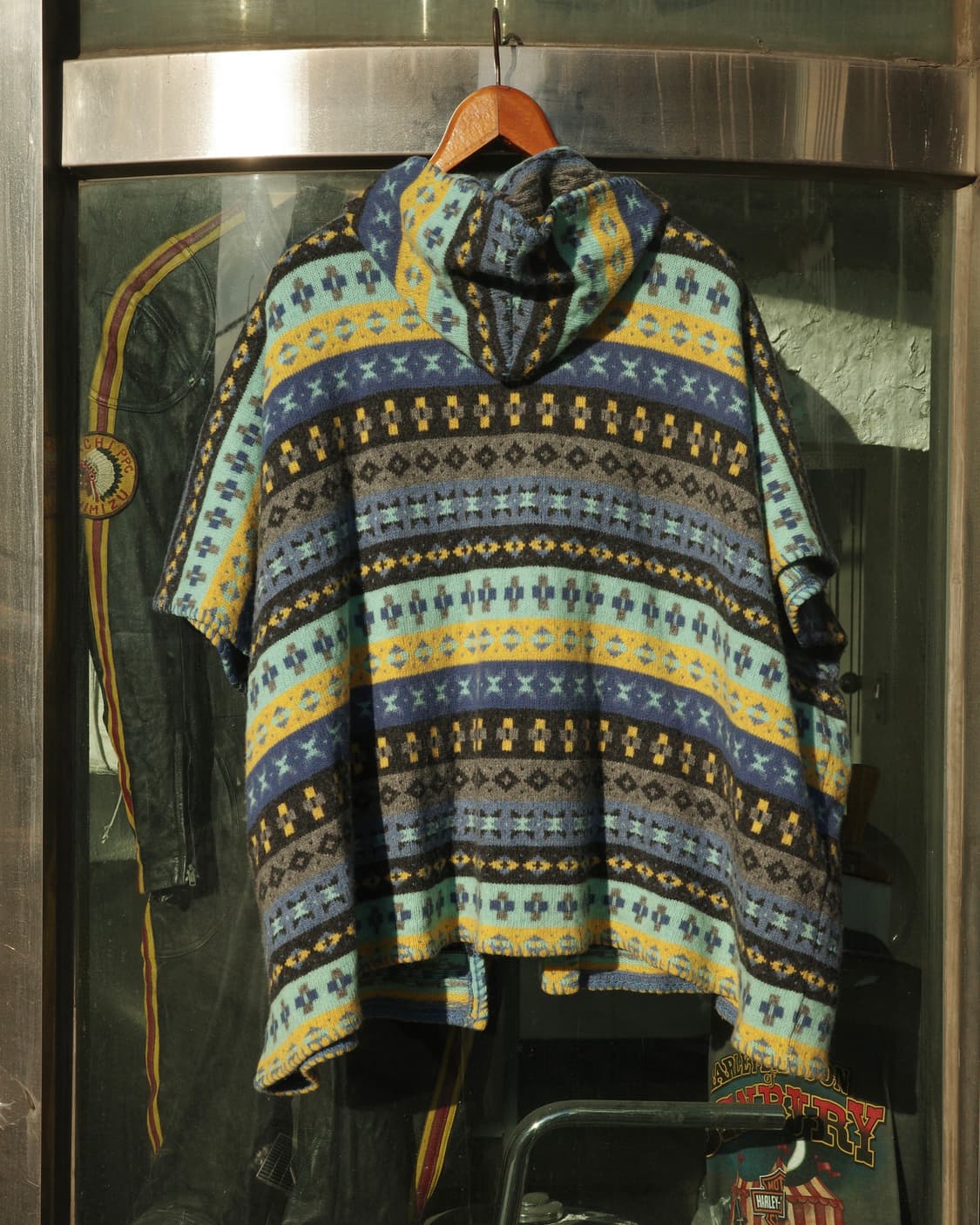 80s 베네통 페어아일 판초 상품이미지4