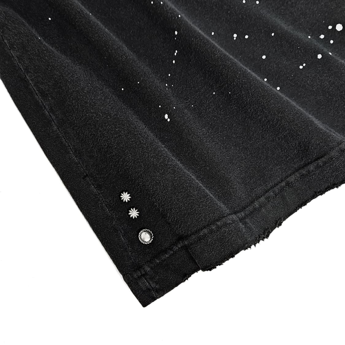 Iron maiden 웨스턴 빈티지 밴드 티셔츠(washed black) 상품이미지4