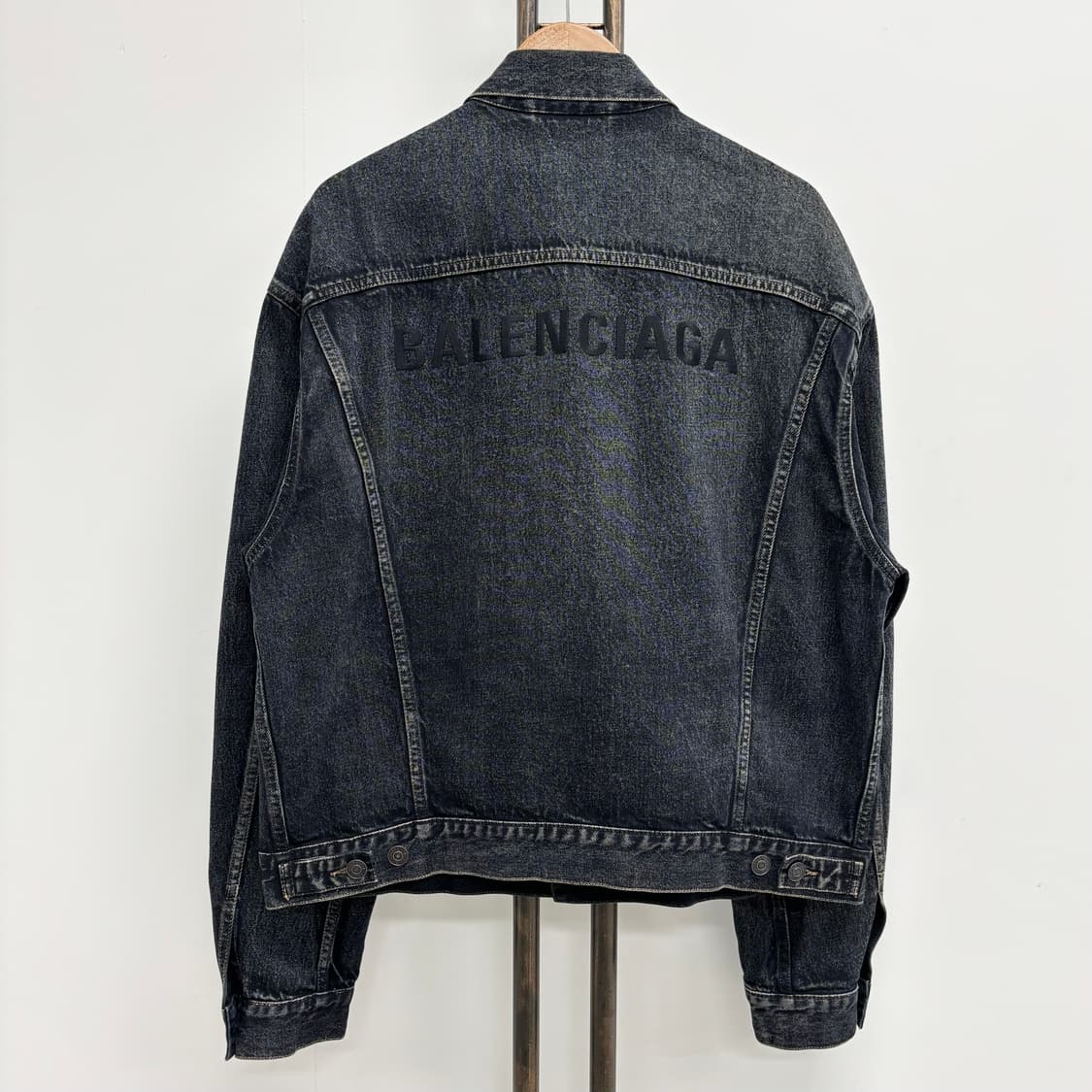 [50]발렌시아가 백로고 흑청자켓 상품이미지1