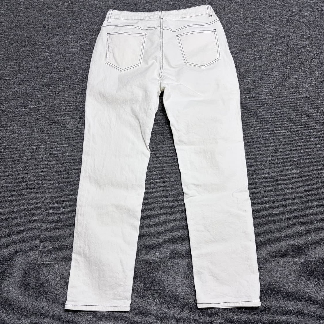 마뗑킴 화이트 데님 팬츠 상품이미지5