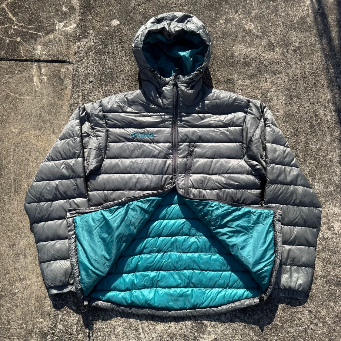 [M~L] 콜롬비아 후드 경량 패딩 상품이미지2