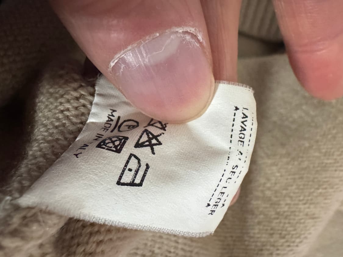 여성 까스텔바작 골프 꽃 자수 라나 울 니트 상품이미지4