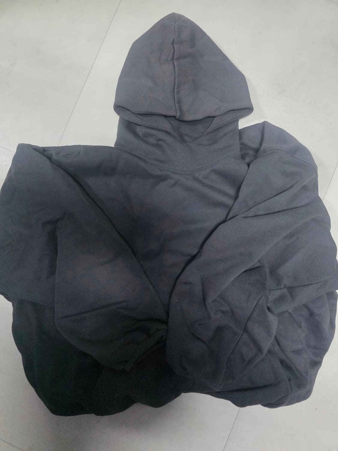 이지 갭 엔지니어드 바이 발렌시아가 도브 후드 블랙 L사이즈 상품이미지3