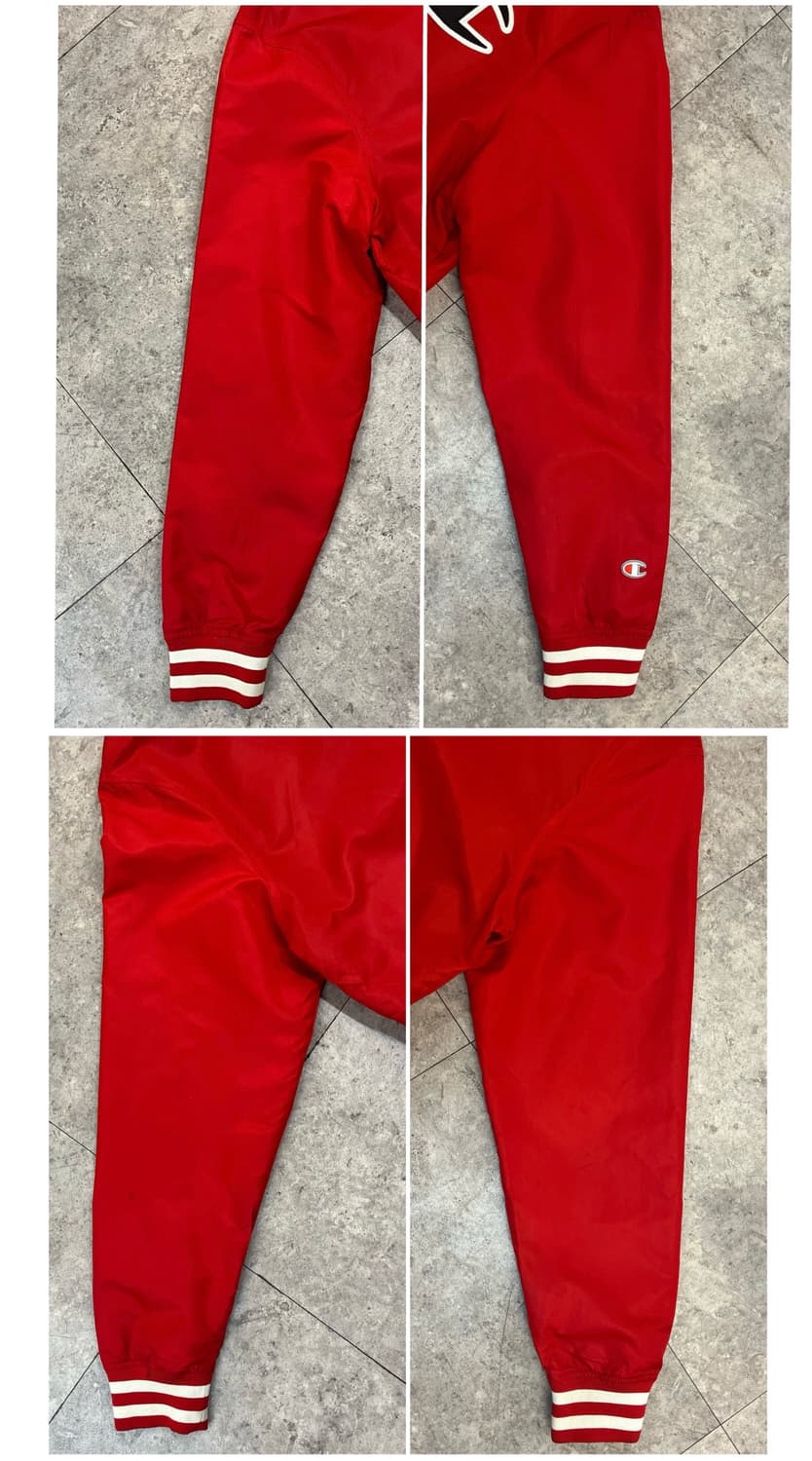 챔피온 빅로고 바시티 자켓 레드 L #csz3471 상품이미지9