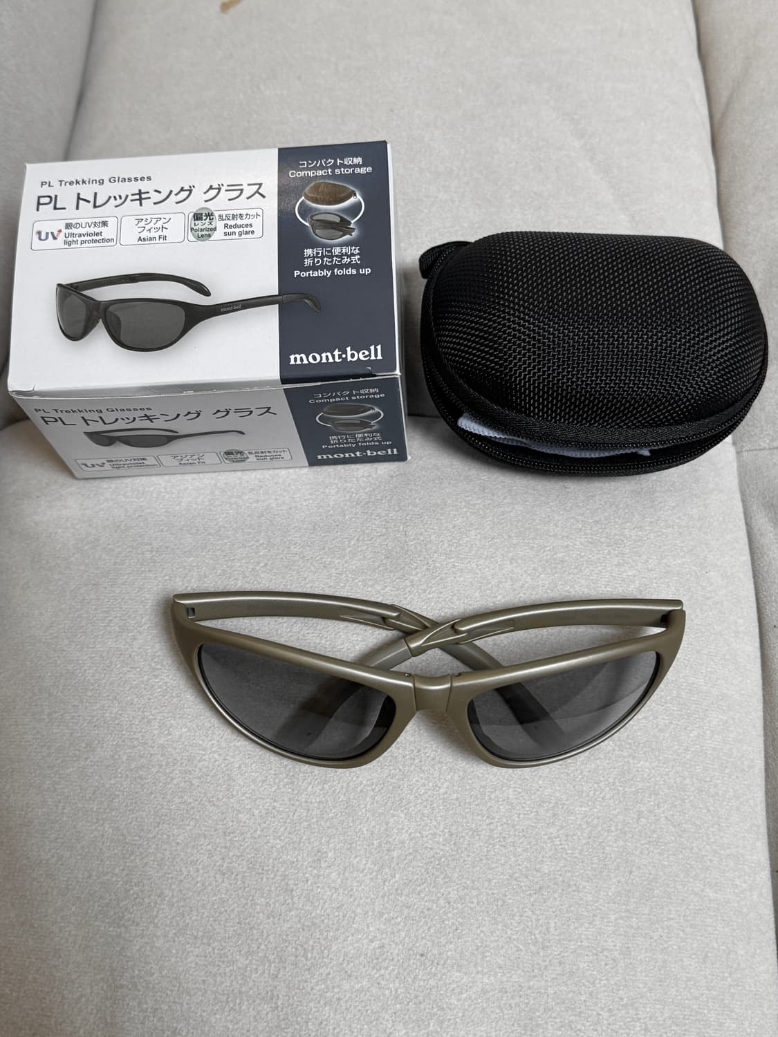 몽벨 선글라스 편광 렌즈 브라운/라이트브라운 상품이미지1