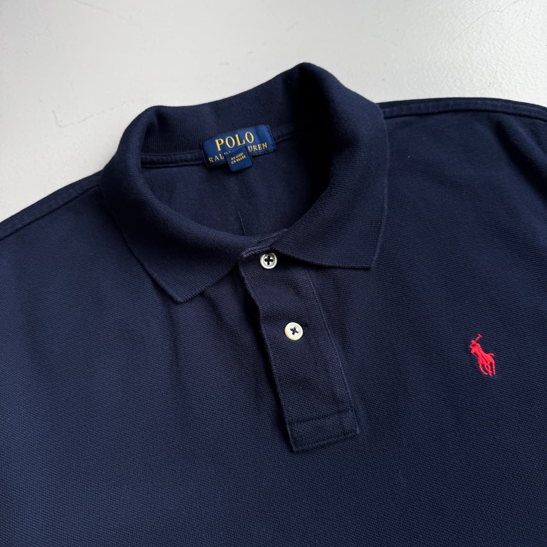 폴로 신형 포니 PK 카라 반팔 티셔츠 네이비 상품이미지3