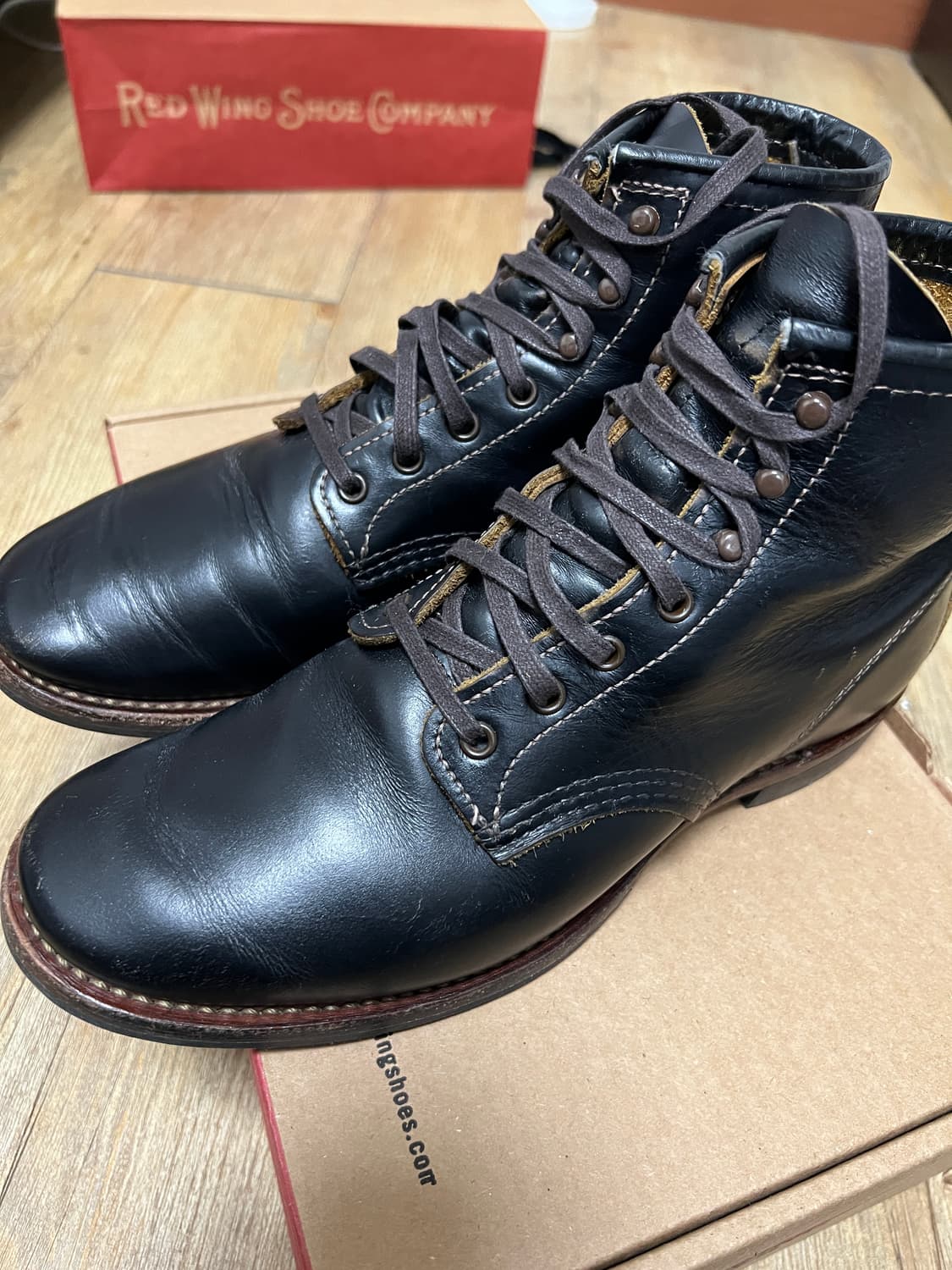 택포56) 레드윙 9060 벡맨 플랫박스 7.5D 255 상품이미지2