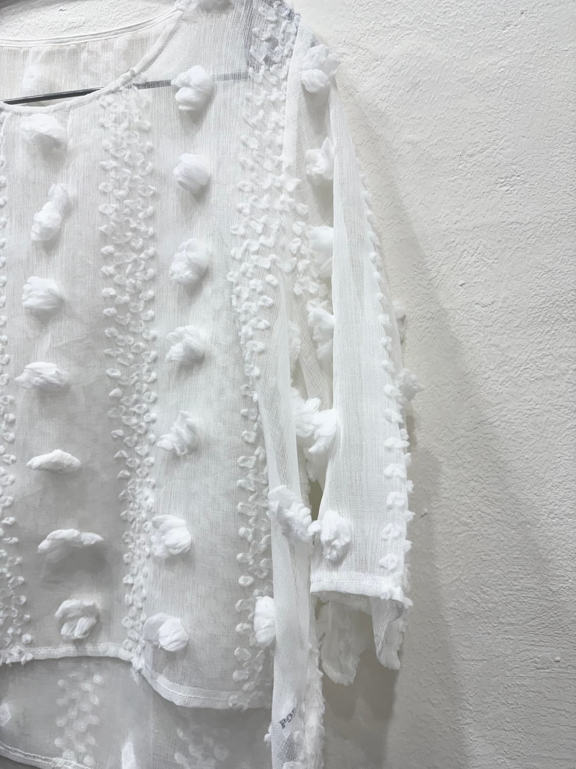 빈티지 시스루 블라우스 상품이미지2