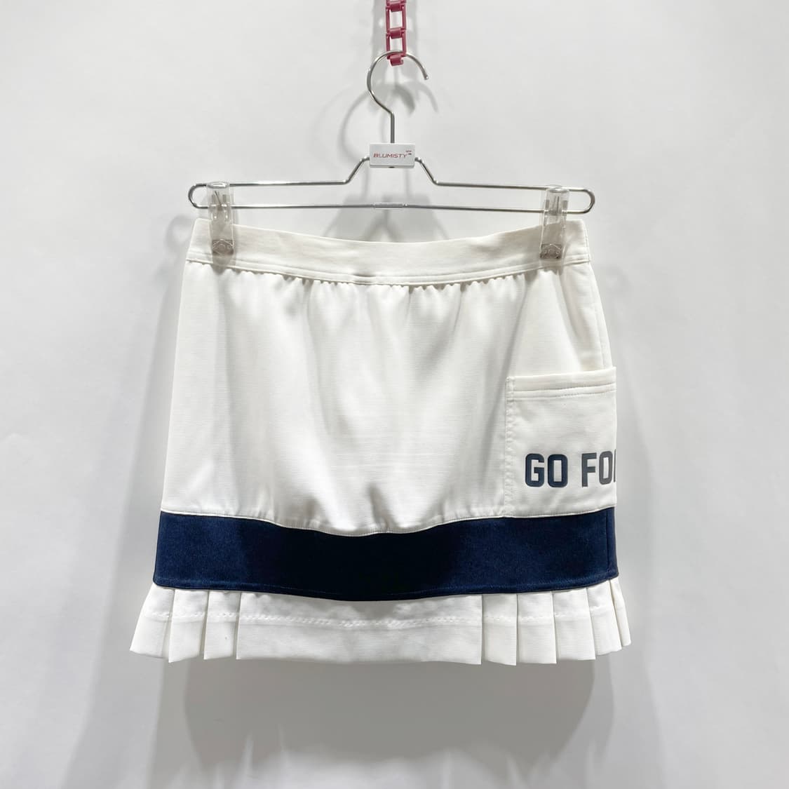 파사디 골프 밴딩 스커트 화이트 27  상품이미지1