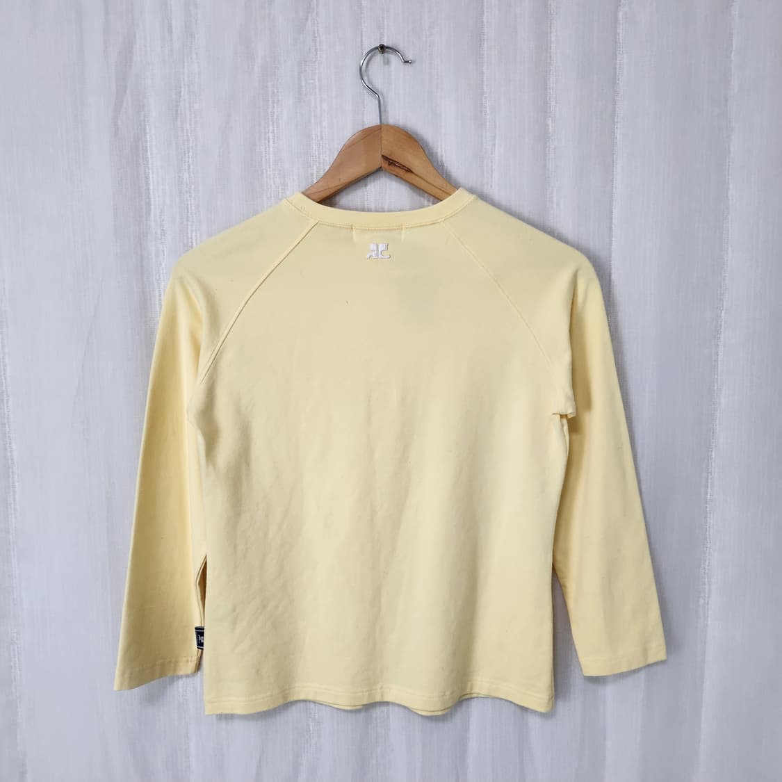 [미사용] 꾸레쥬 면 긴팔 티셔츠 [여 S] 상품이미지6