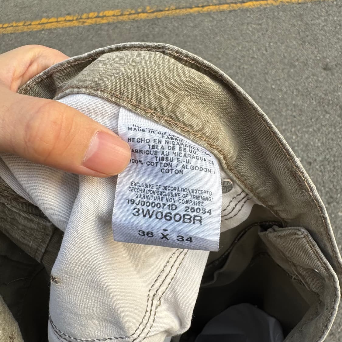 랭글러 워크웨어 캔버스 더블니 팬츠 상품이미지10