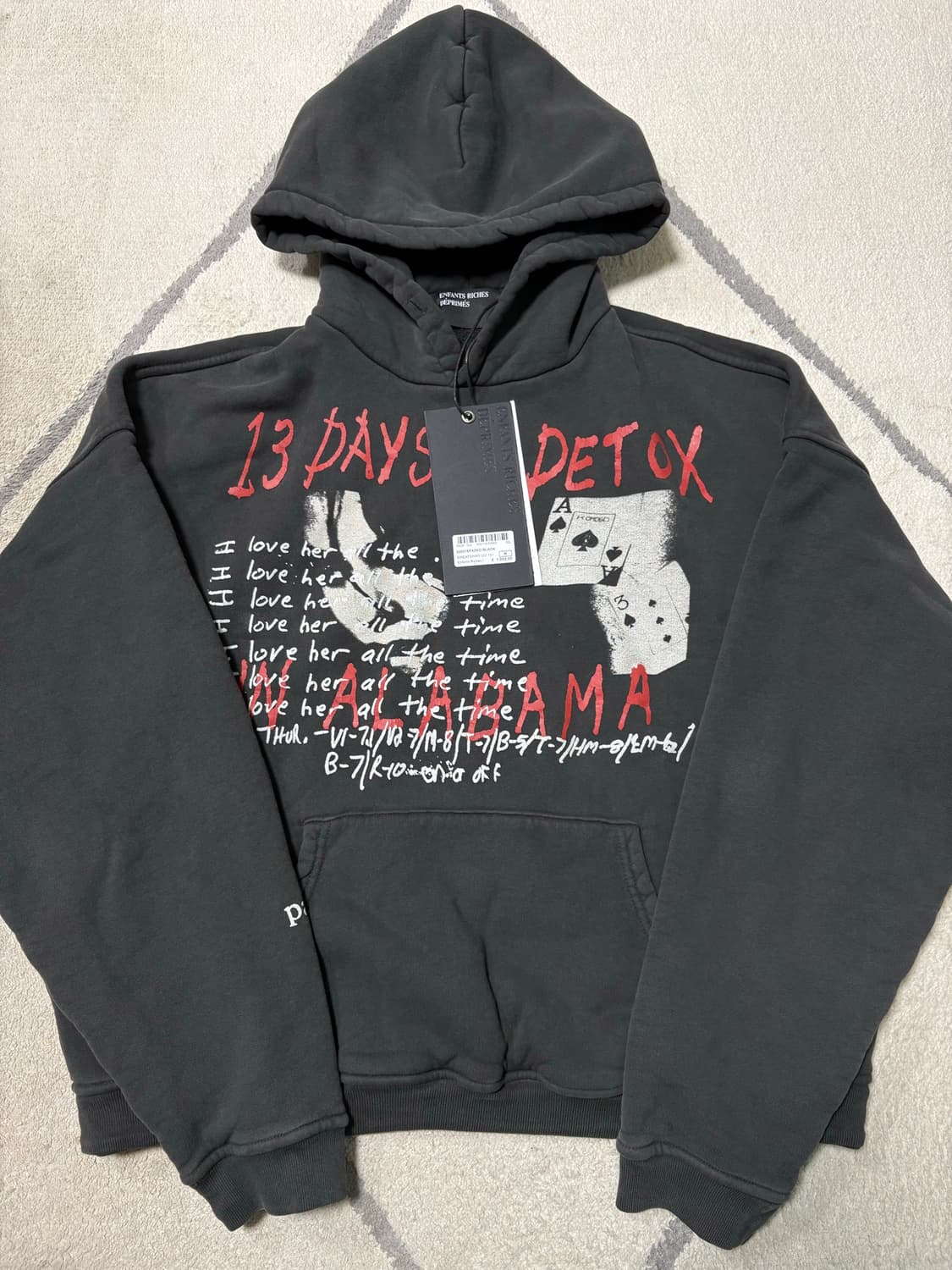 [M] ERD 26ss 후디 13 DAYS IN DETOX HOODIE 상품이미지1