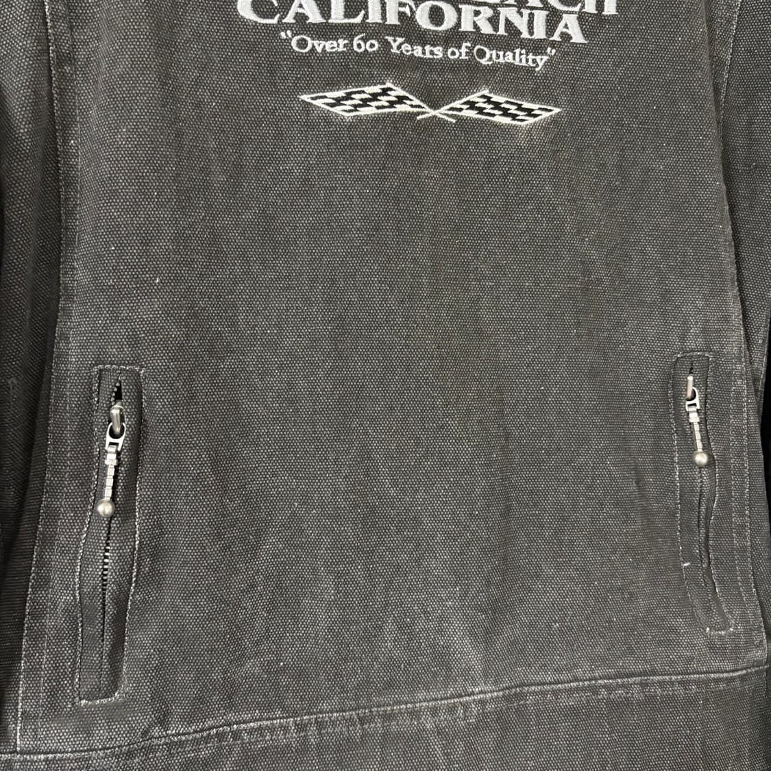 bates leathers 베이츠 흑청 데님 바이커 자켓 L 상품이미지8