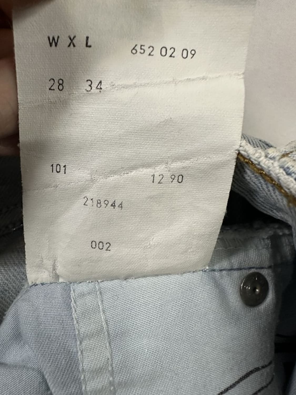 [W28L34] LEVI'S 리바이스652 90s USA 오렌지탭빈티지 상품이미지8
