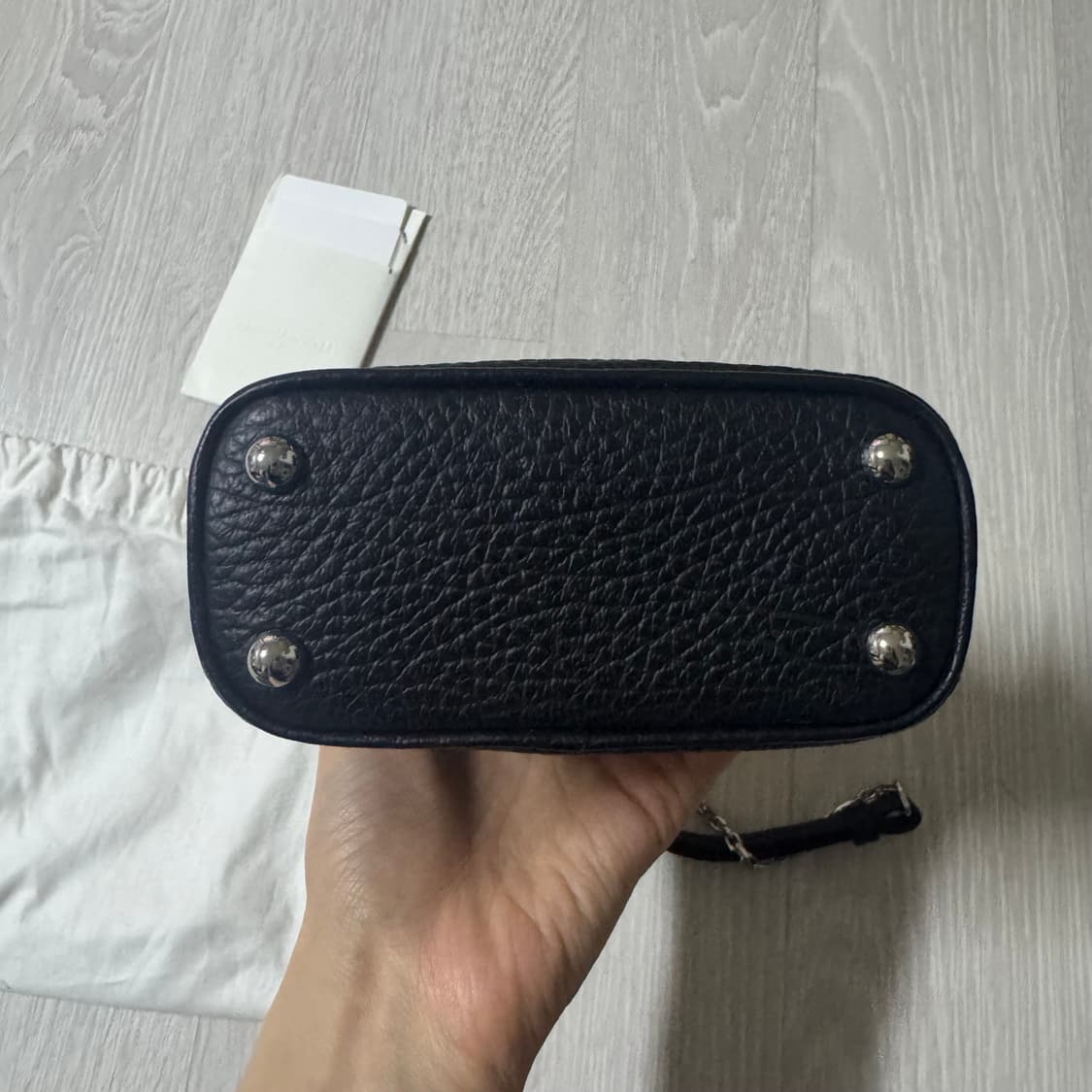 메종마르지엘라 5AC 베이비 백 블랙 상품이미지3