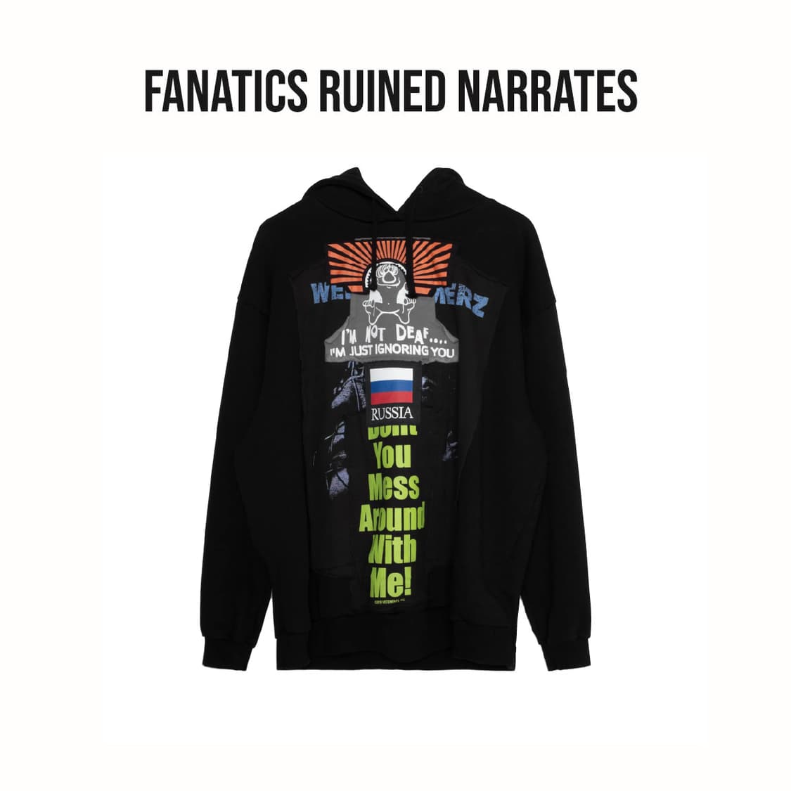 [XS]베트멍 러시아 패치 후드 상품이미지1