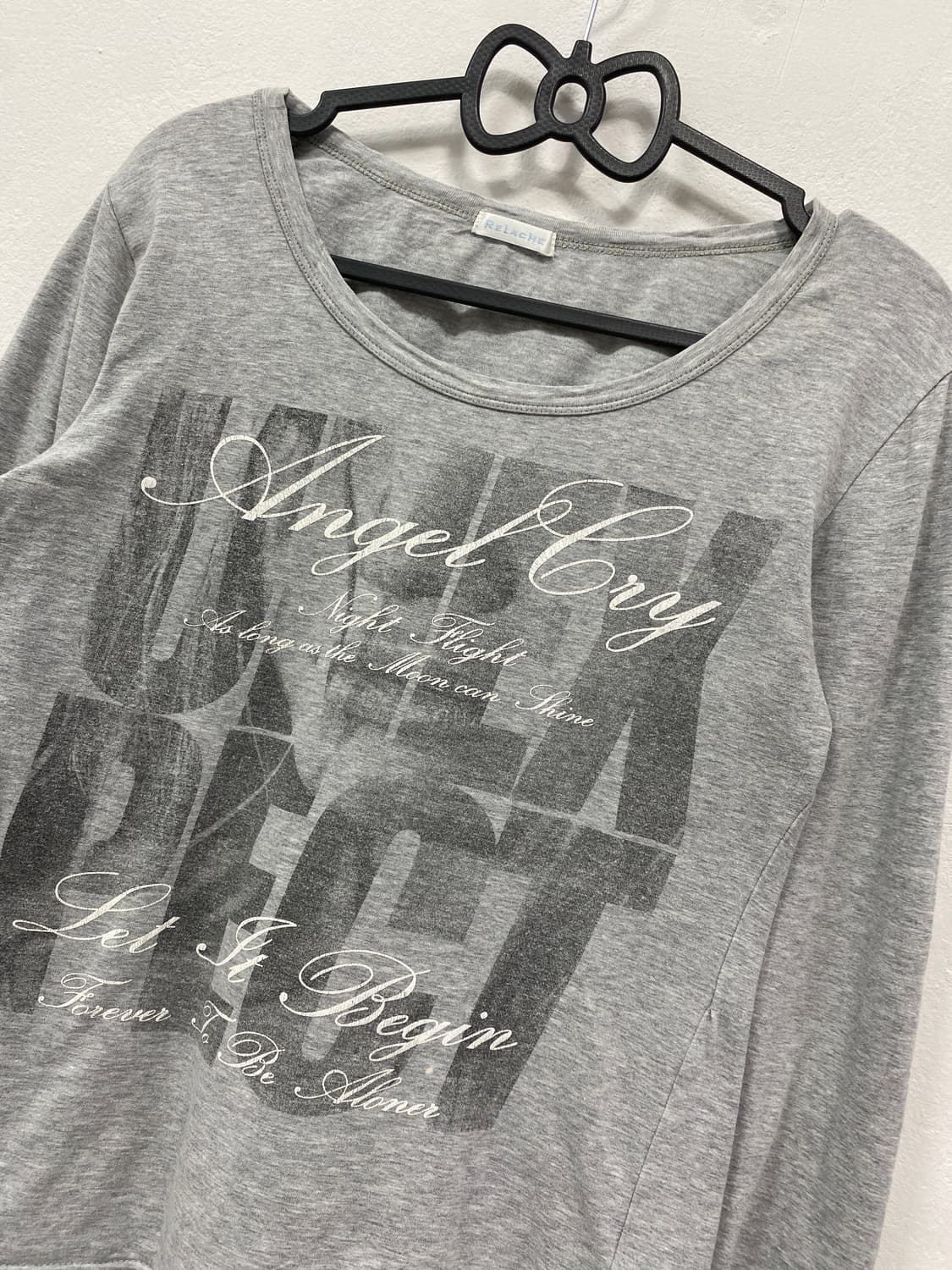 [RELACHE] 펑크 y2k 레터링 롱슬리브 상품이미지6