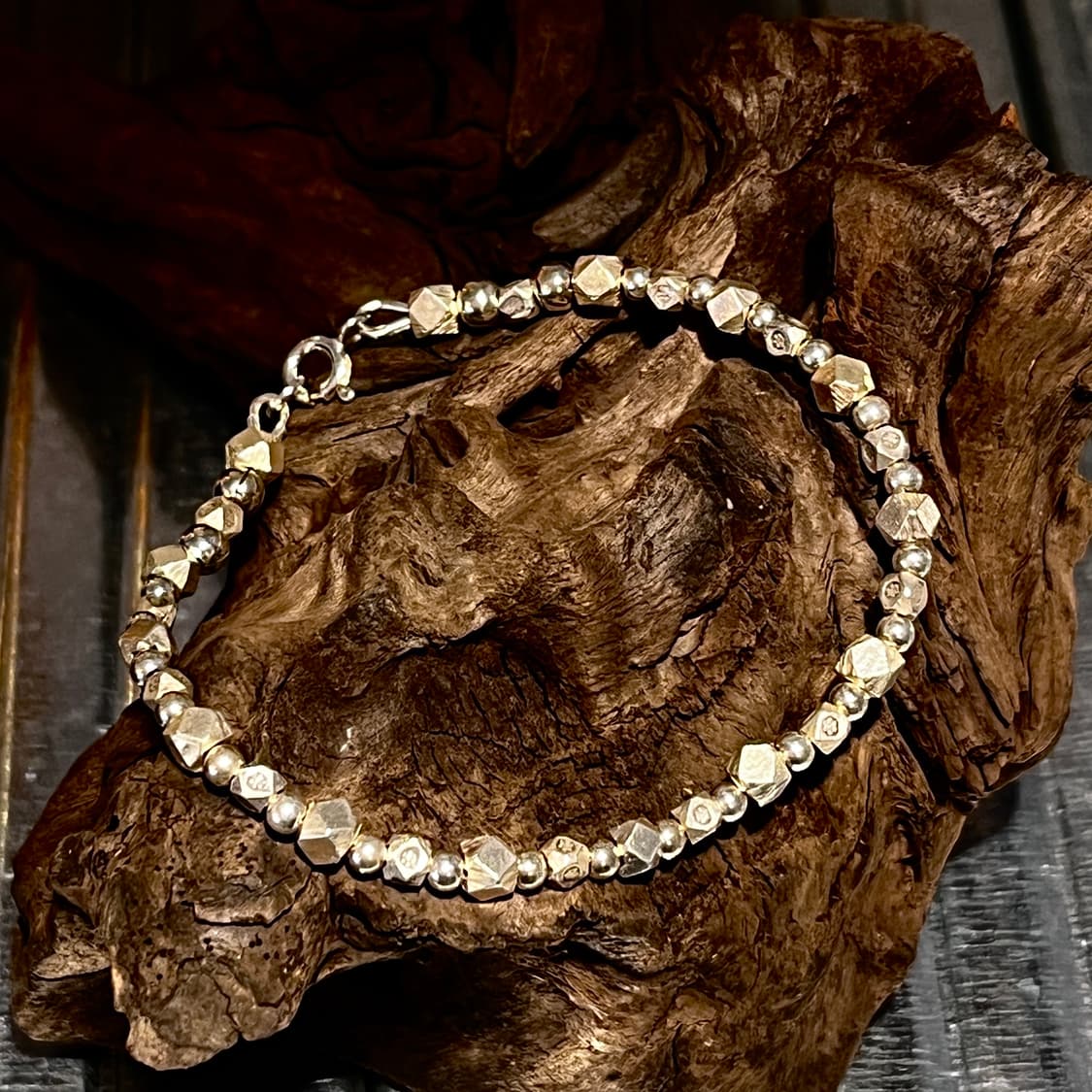 실버 비즈 팔찌 인디언주얼리 네이티브아메리칸 상품이미지1