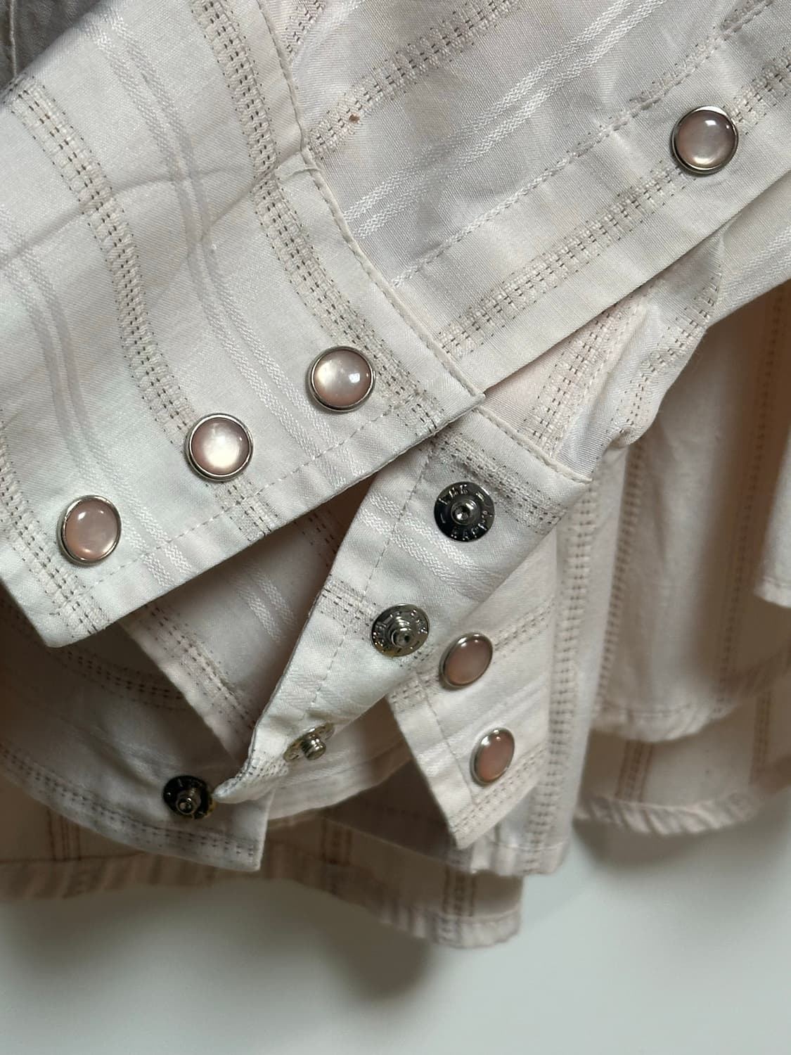 웨스턴 새틴 핑크 셔츠 상품이미지3