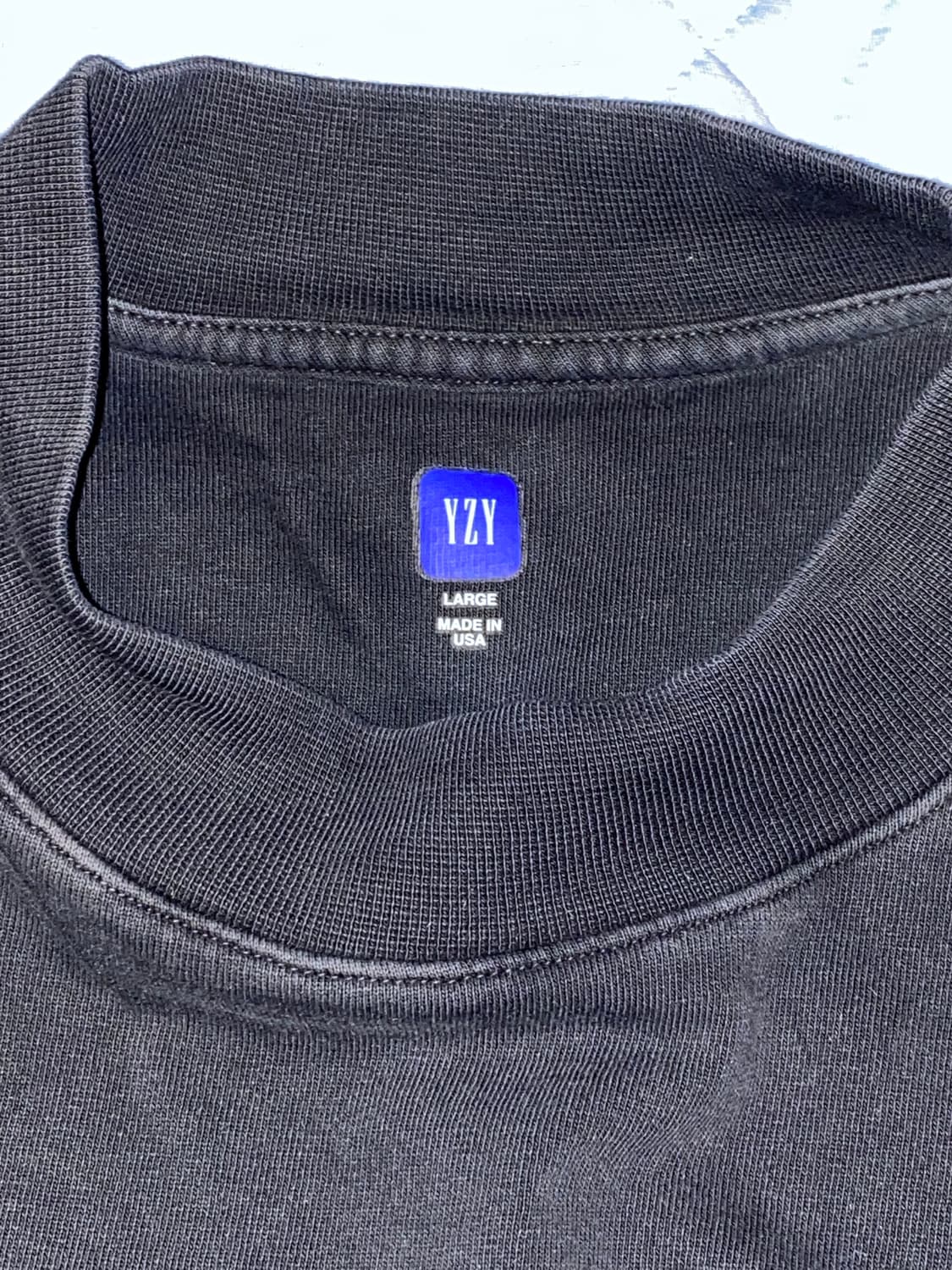 [L] yzy x gap crop no seam tee. (이지갭 티) 상품이미지3