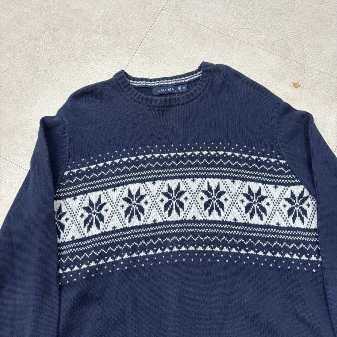 노티카 윈터 패턴 니트 상품이미지2