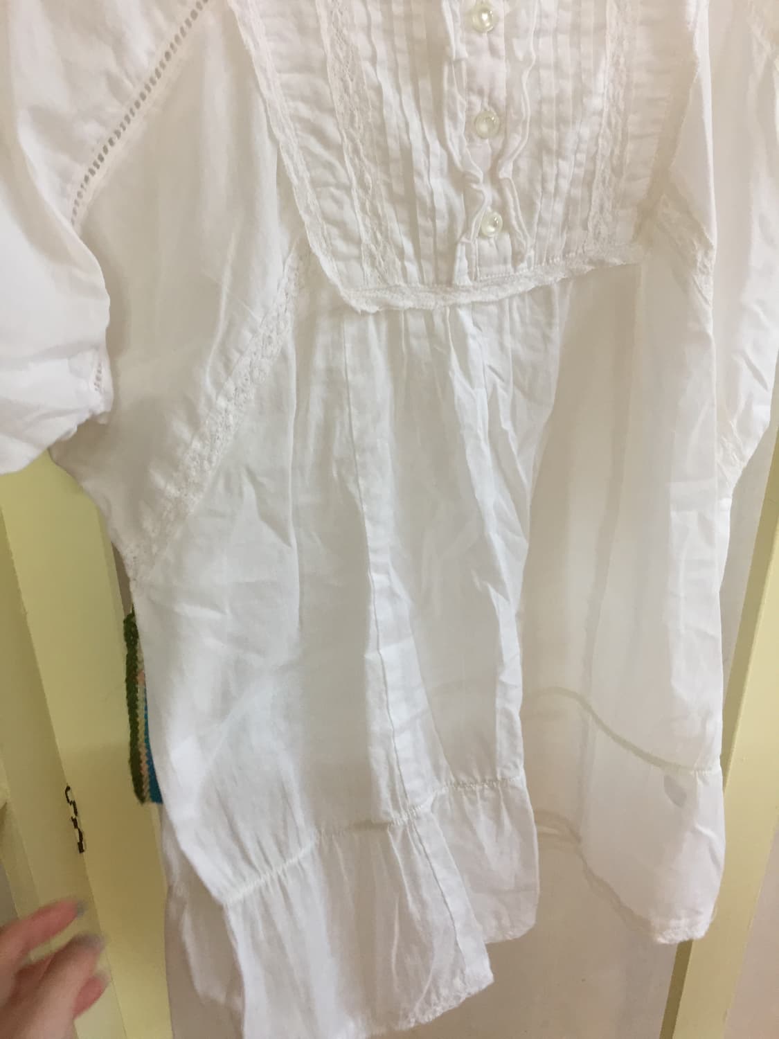 레이스 디테일 블라우스 상품이미지4