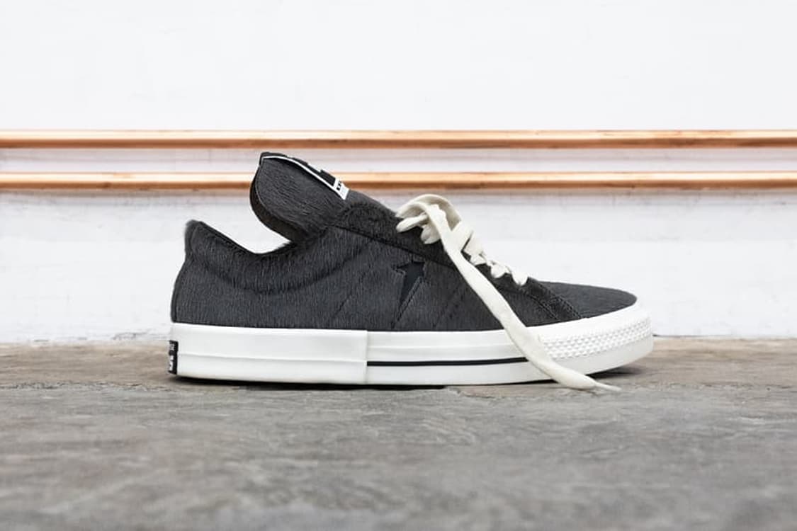 릭 오웬스 컨버스 원스타 소가죽 블랙 상품이미지1