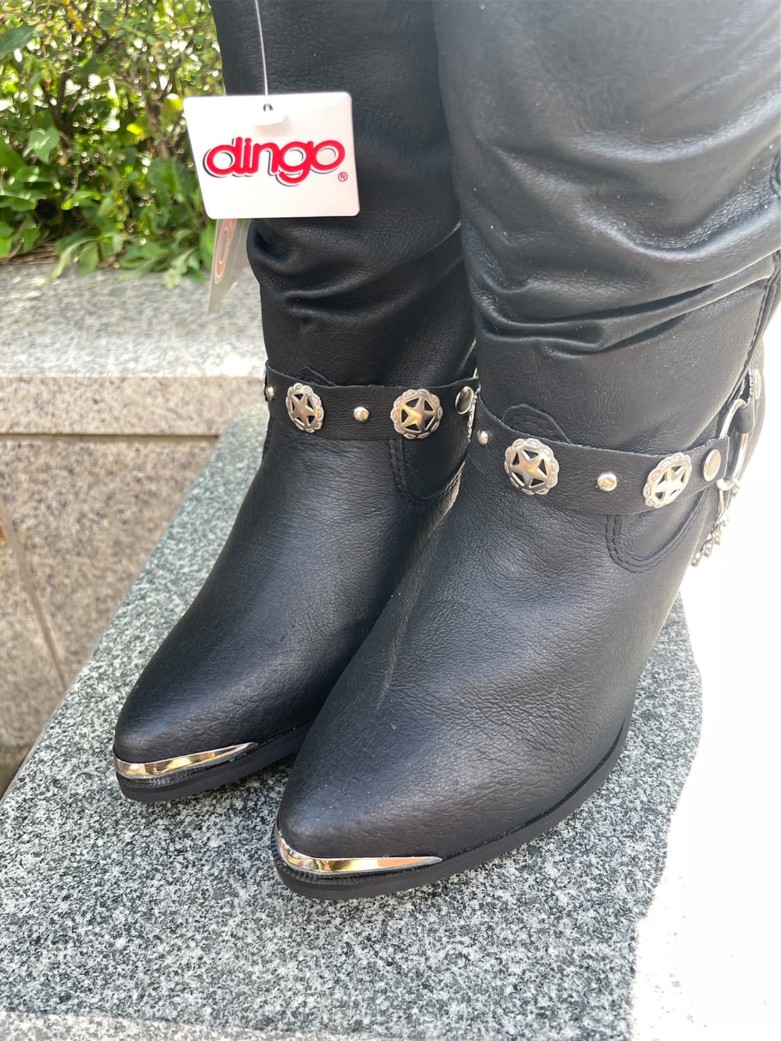 블랙 웨스턴 하네스 바이커 부츠  상품이미지8