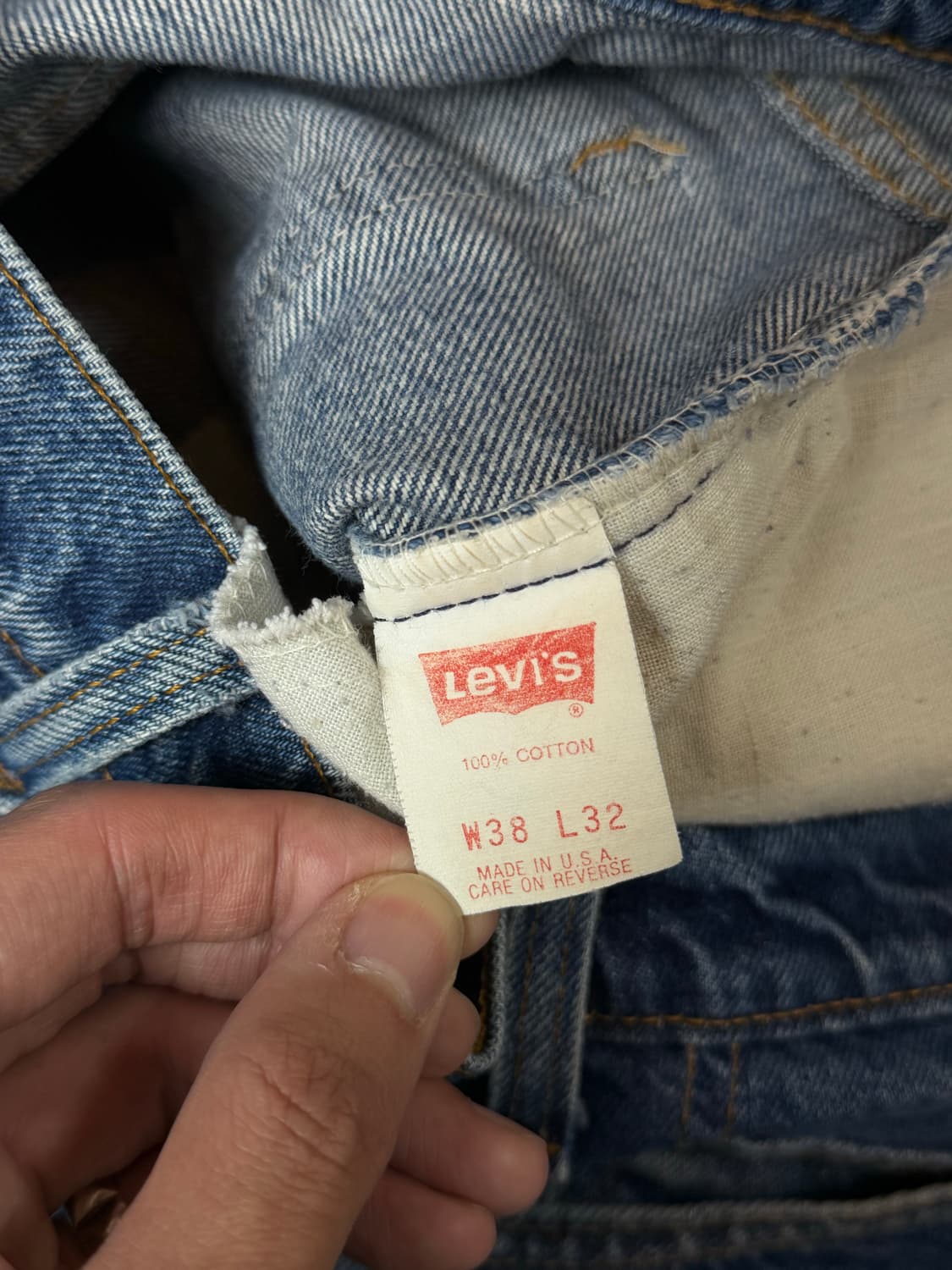90’s USA 빈티지 리바이스 517 오렌지탭 부츠컷 리바이스 청바지 상품이미지9