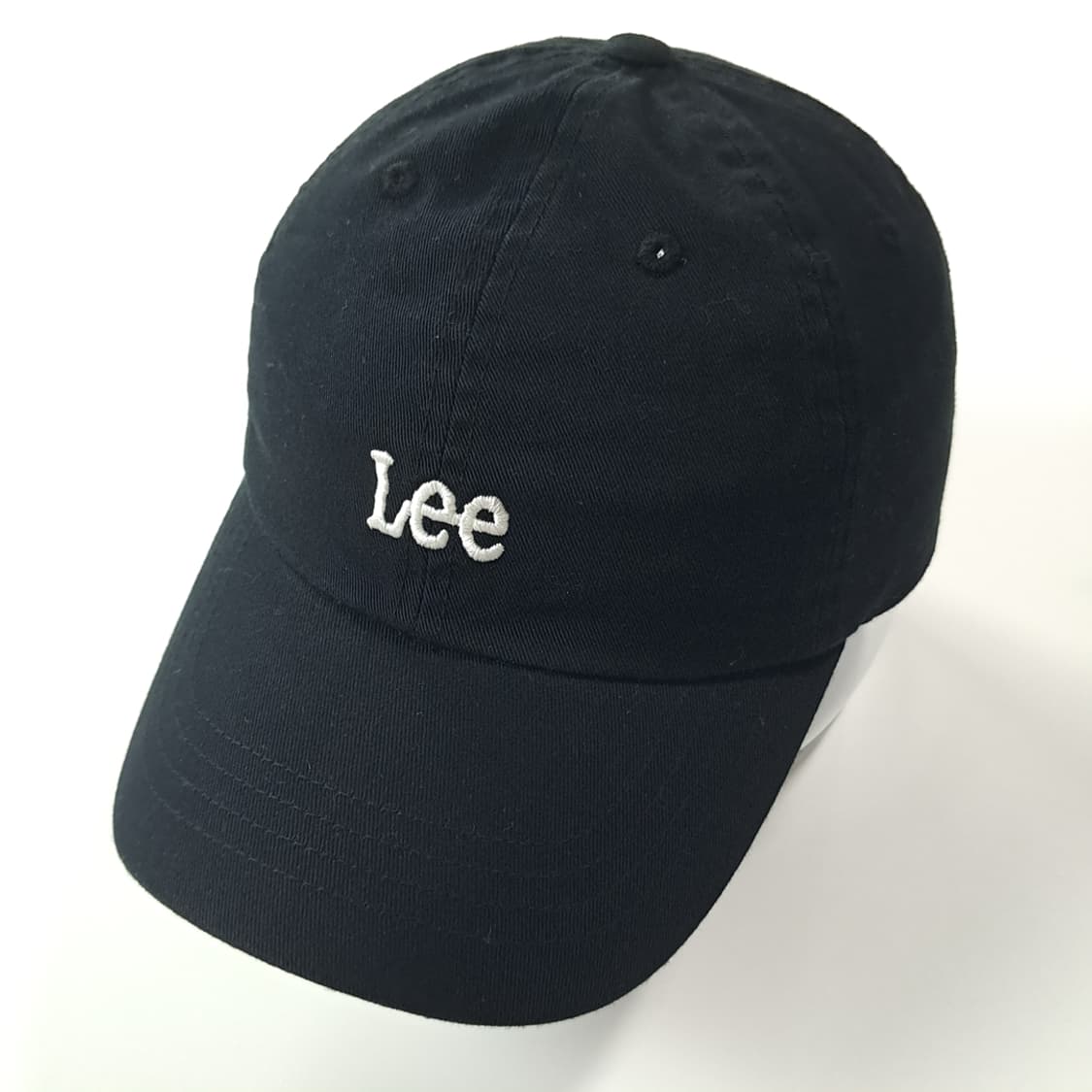 CK963 리 LEE 스몰로고 블랙 볼캡 모자 상품이미지2