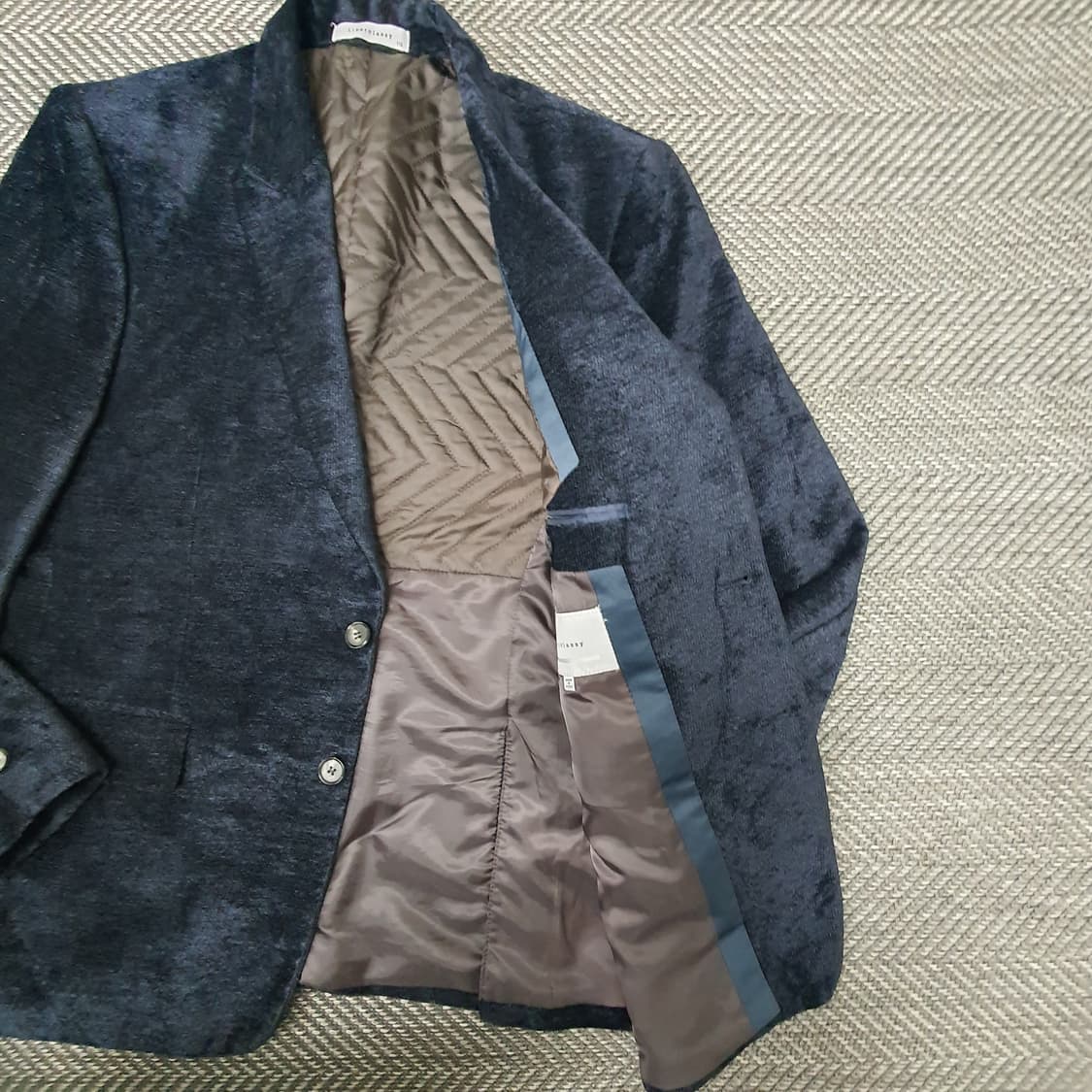 리버클래시 춘추용 벨벳 블레이저 자켓 남자105 상품이미지6