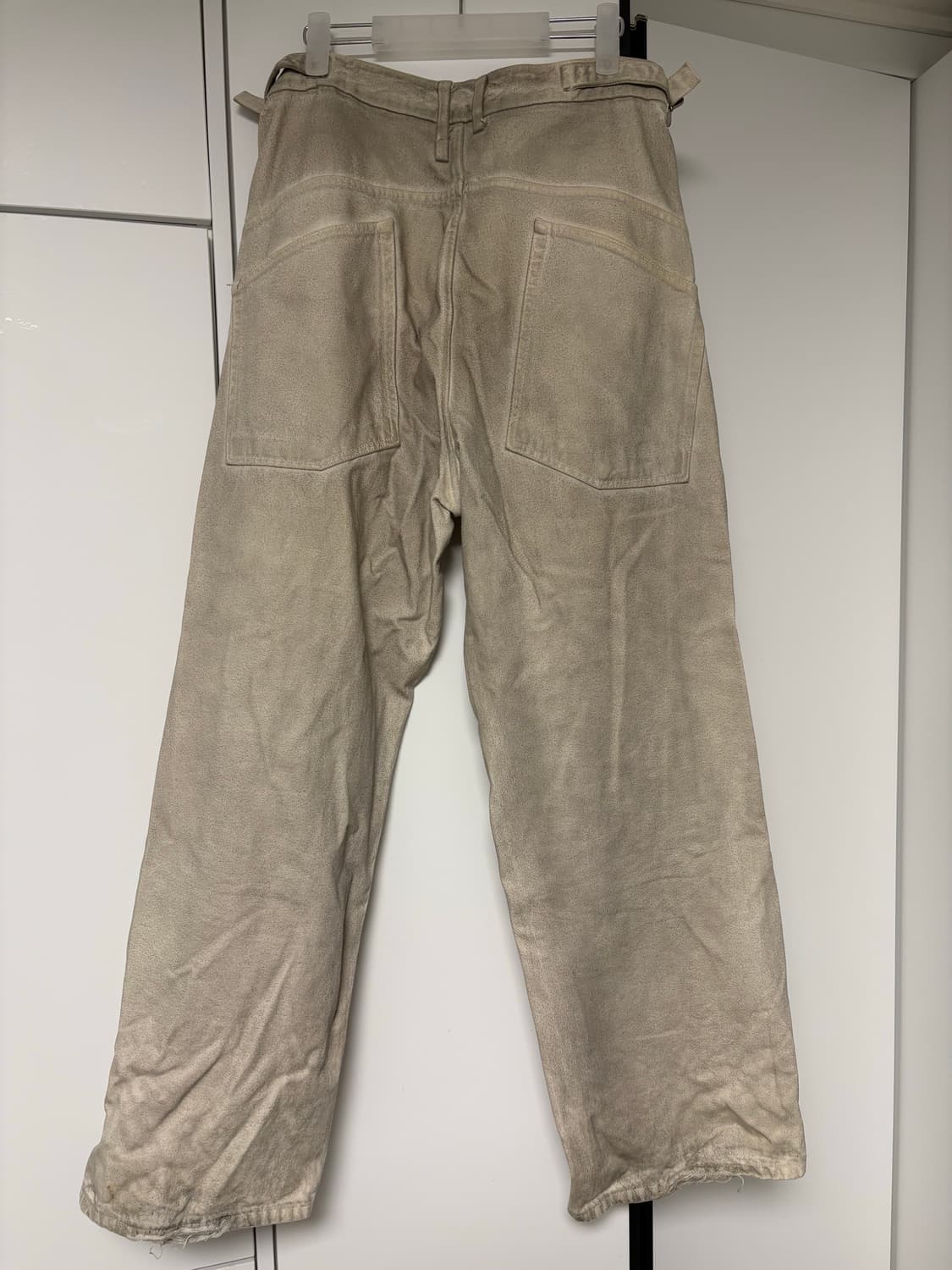 이예 왁스 코팅진 오프화이트 라지 상품이미지2