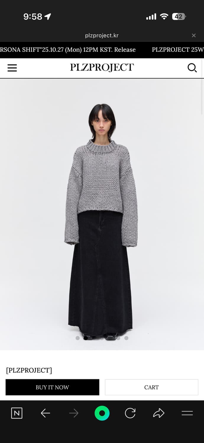 플리즈프로젝트 니트 상품이미지2