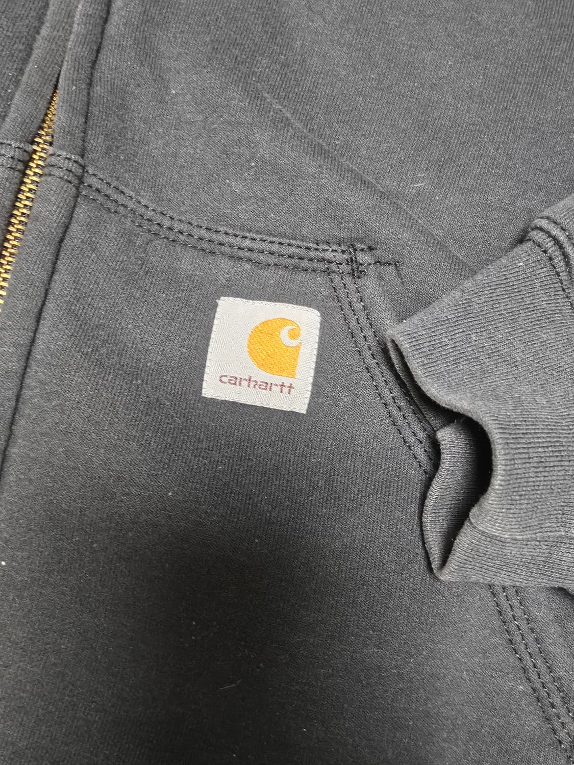 칼하트 레인디펜더 써멀 후드 집업 블랙 M 상품이미지2