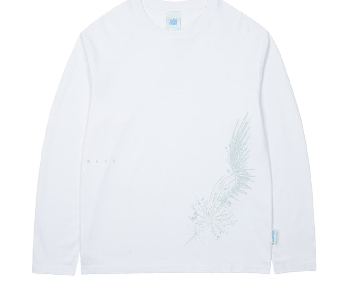 산산기어 X 엔시티 위시 롱슬리브 화이트 상품이미지1